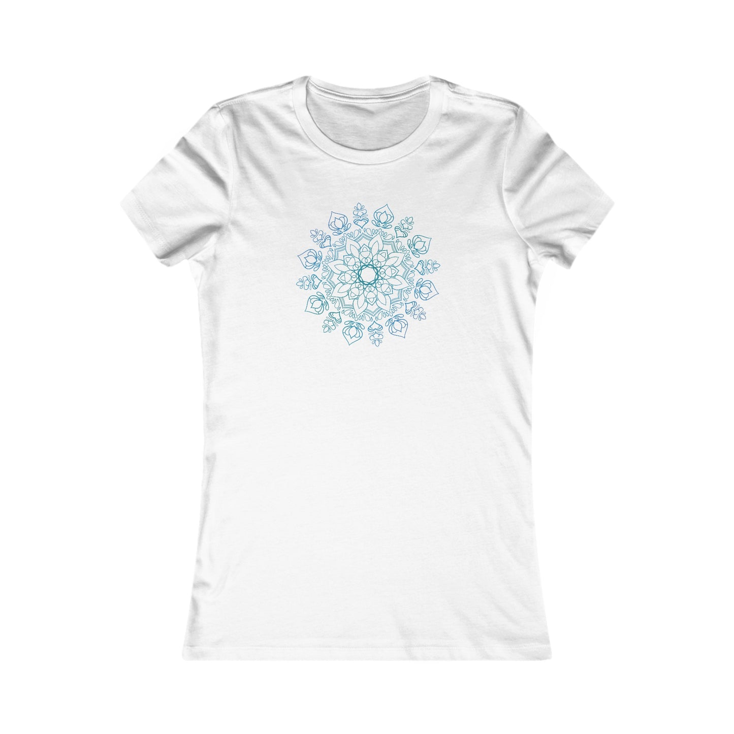 Colorful Mandala Fitted Tee (005)