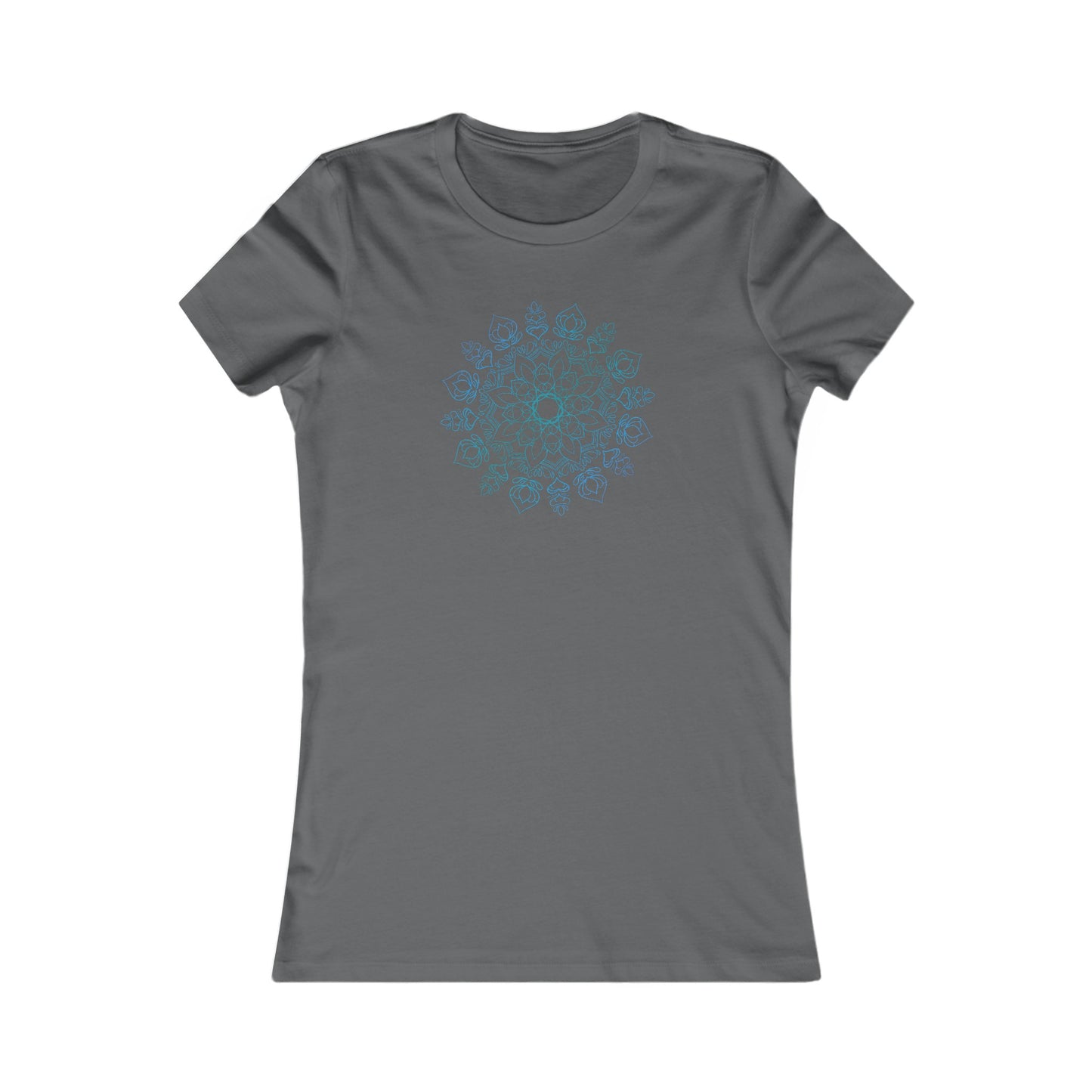 Colorful Mandala Fitted Tee (005)