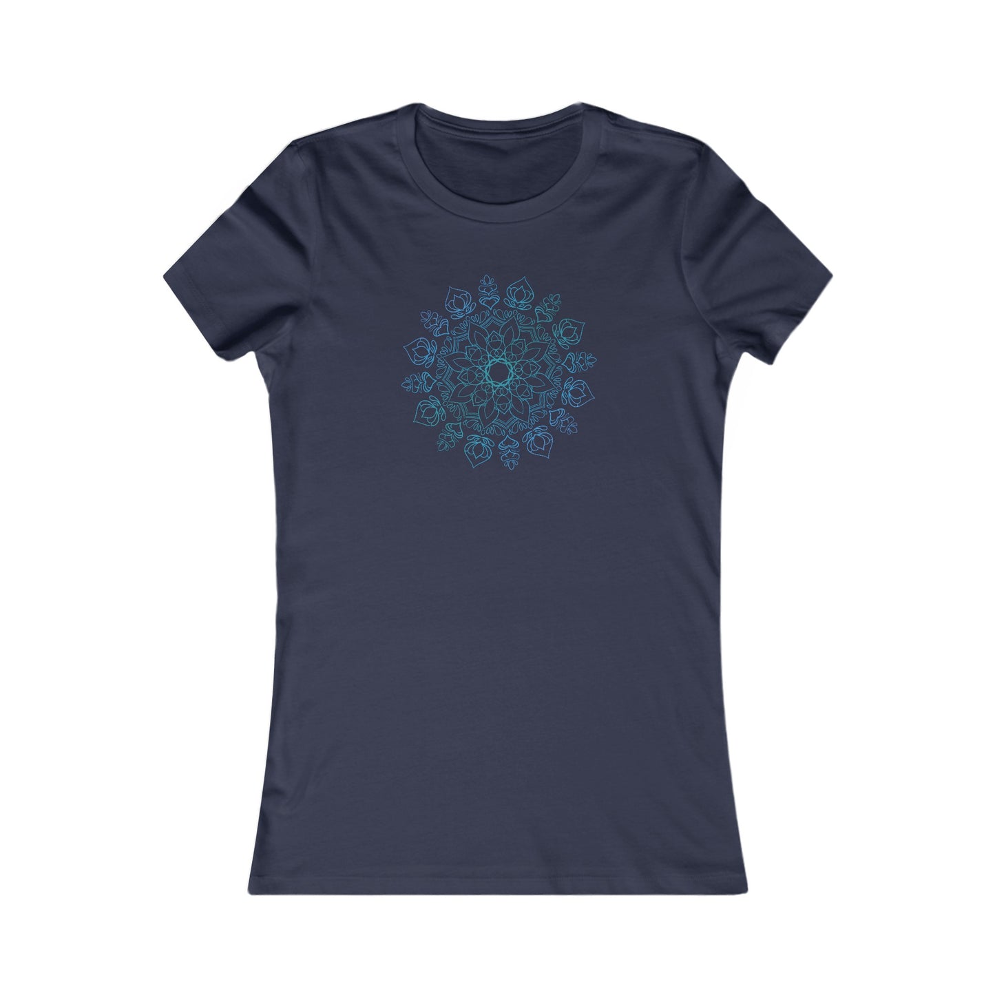 Colorful Mandala Fitted Tee (005)