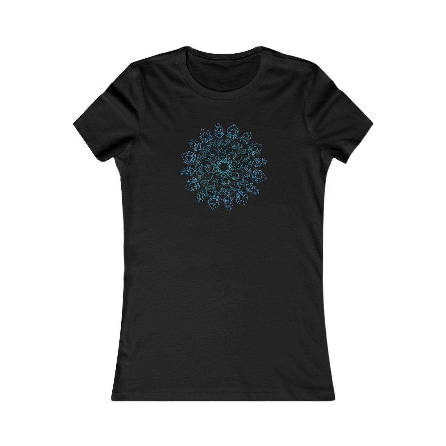 Colorful Mandala Fitted Tee (005)