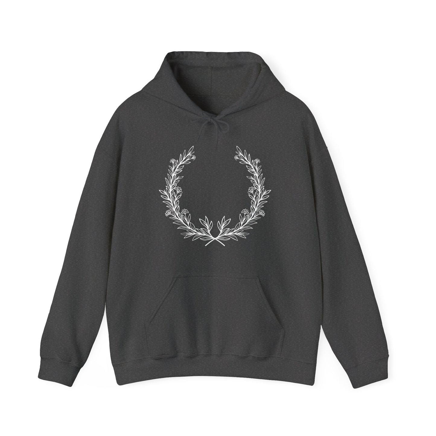 Leafy Flowers Hooded Sweatshirt