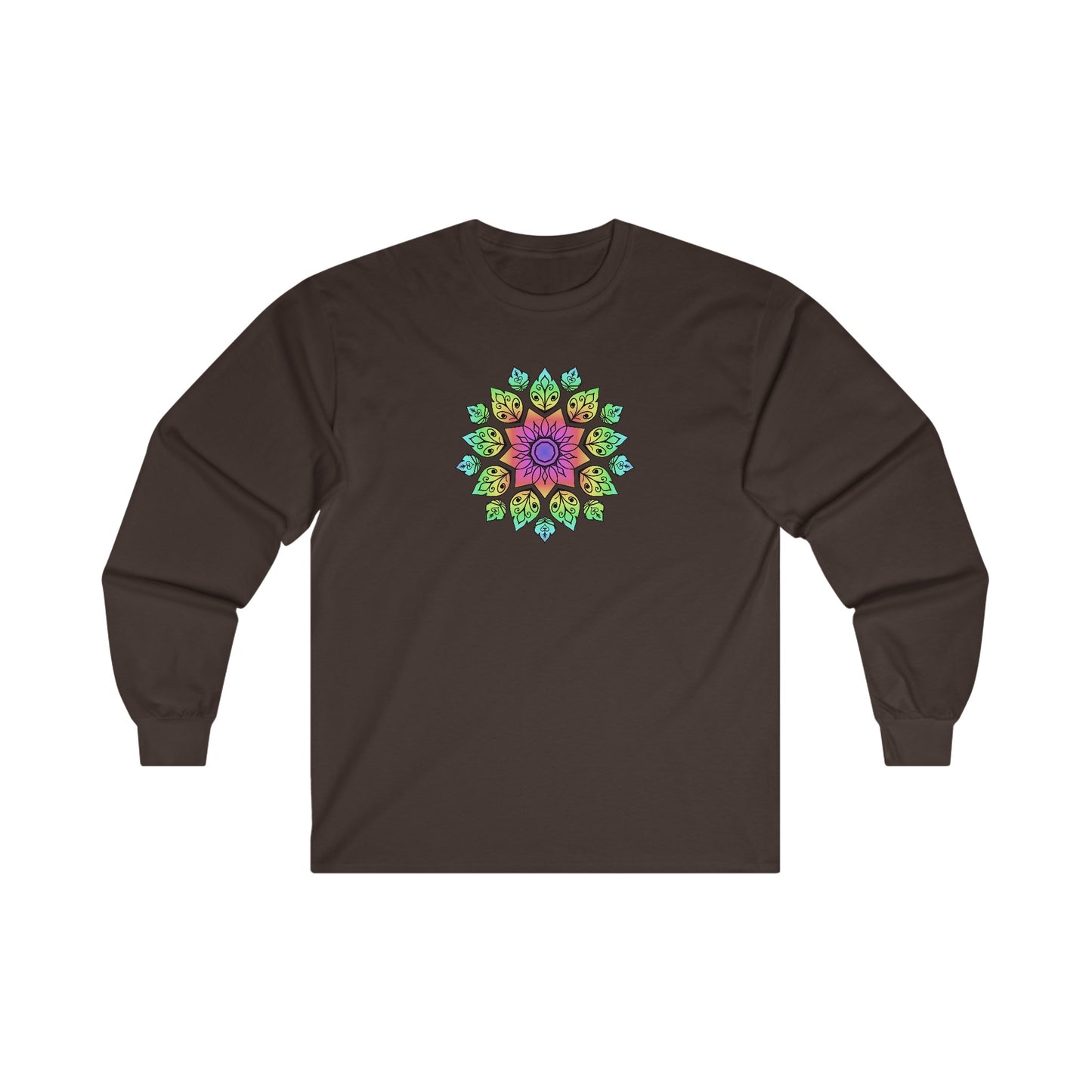 Colorful Mandala Long Sleeve Tee (004)