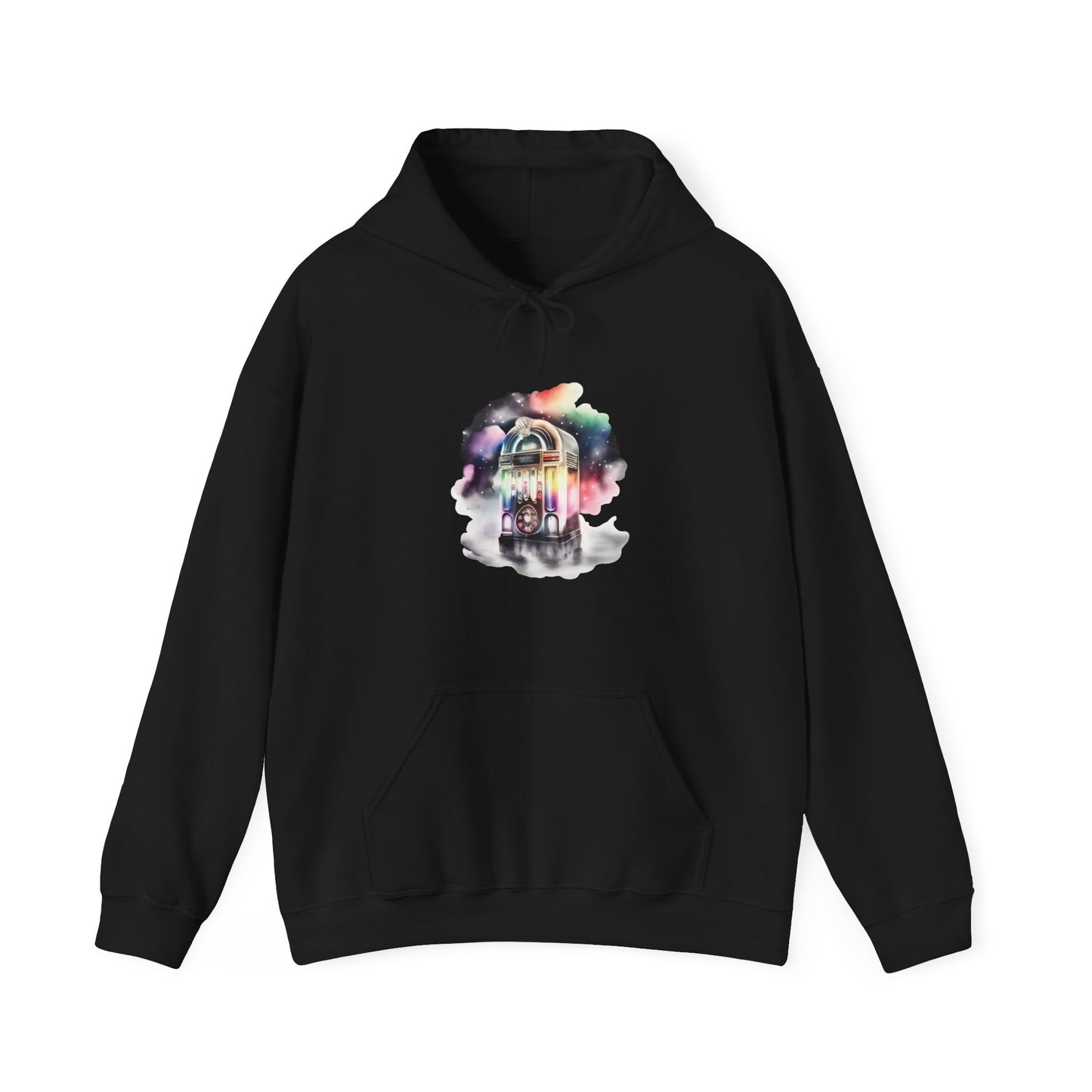 Watercolor Jukebox Hooded Sweatshirt