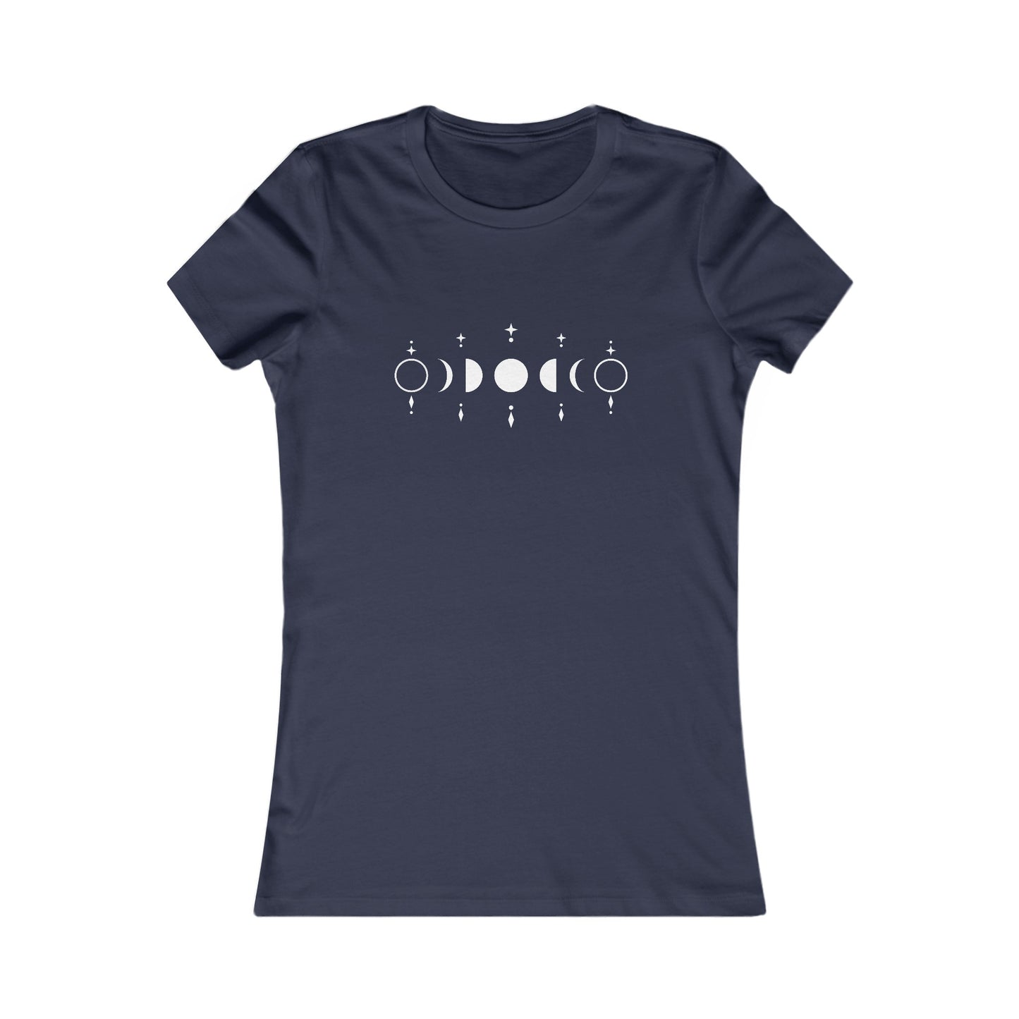 Moon Phases Fitted Tee