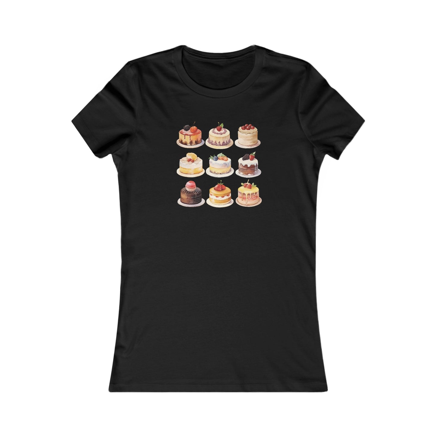 Cake Set Fitted Tee
