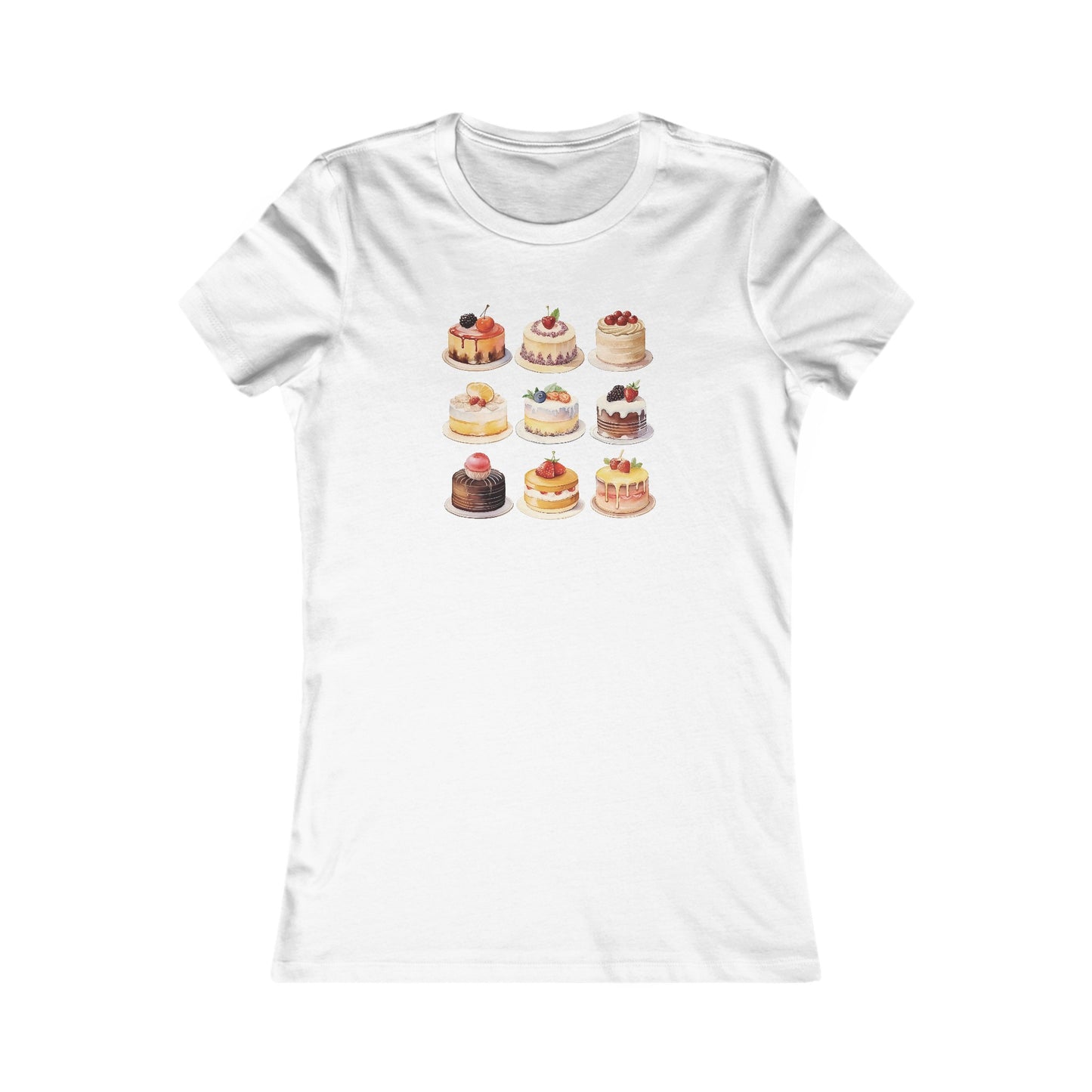 Cake Set Fitted Tee