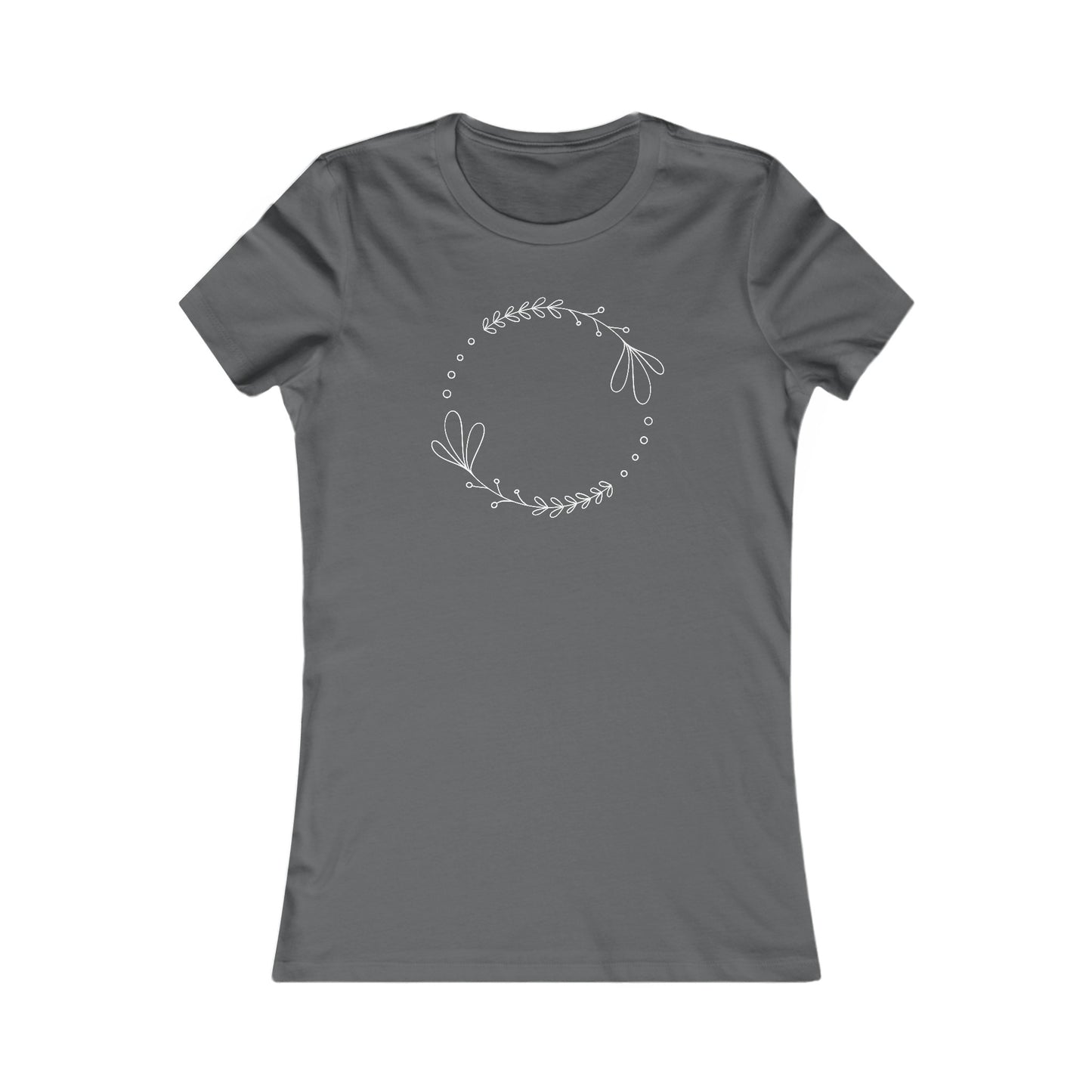 Leaf Circle Fitted Tee