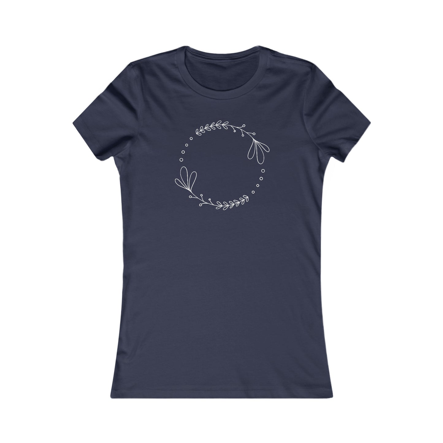 Leaf Circle Fitted Tee