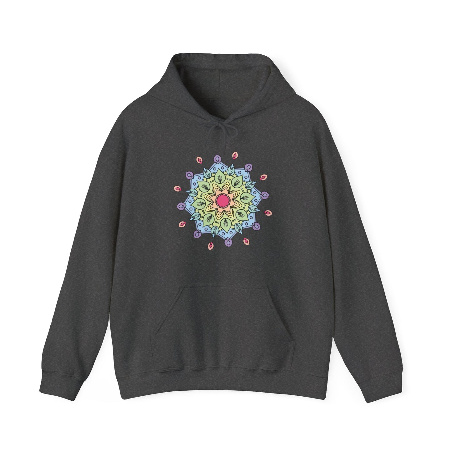 Colorful Mandala Hooded Sweatshirt (009)