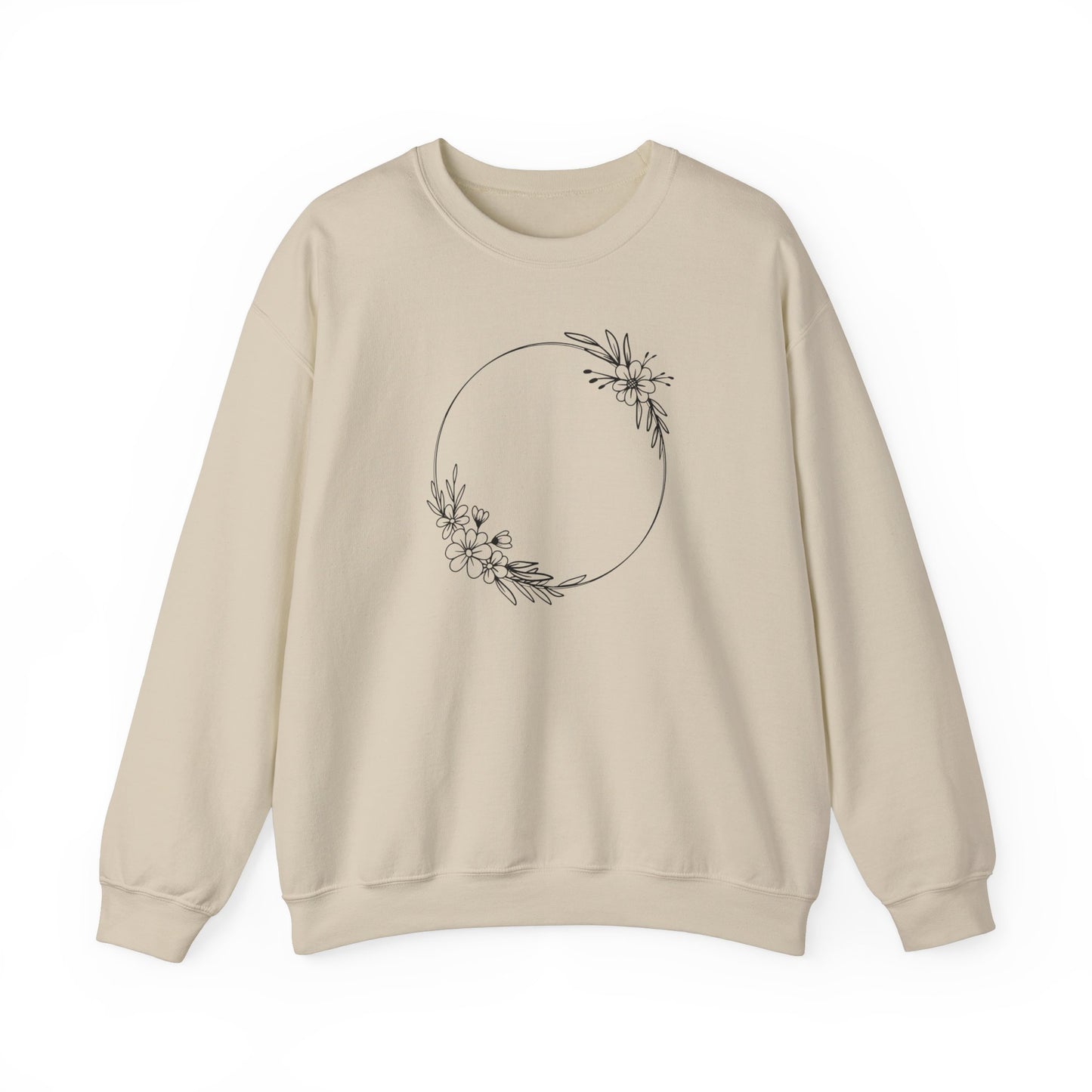 Double Floral Circle Sweatshirt