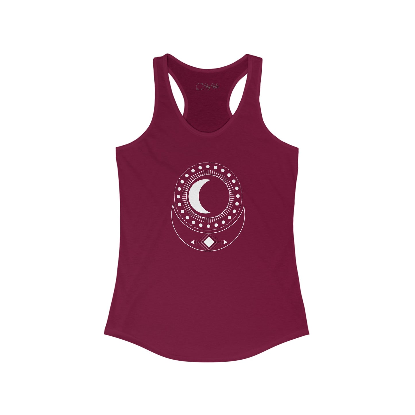 Circular Moons Racerback Tank