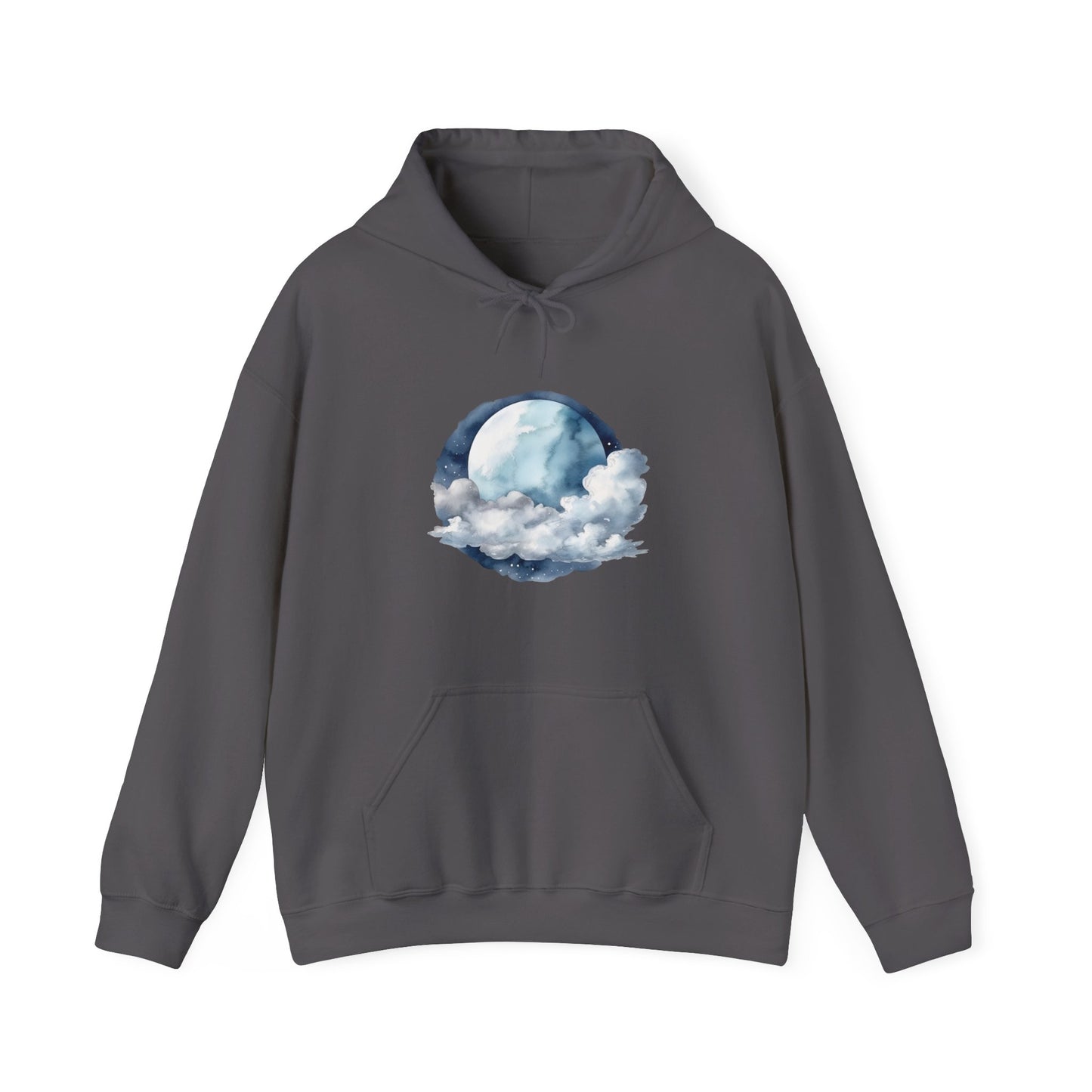 Moon and Clouds Hooded Sweatshirt
