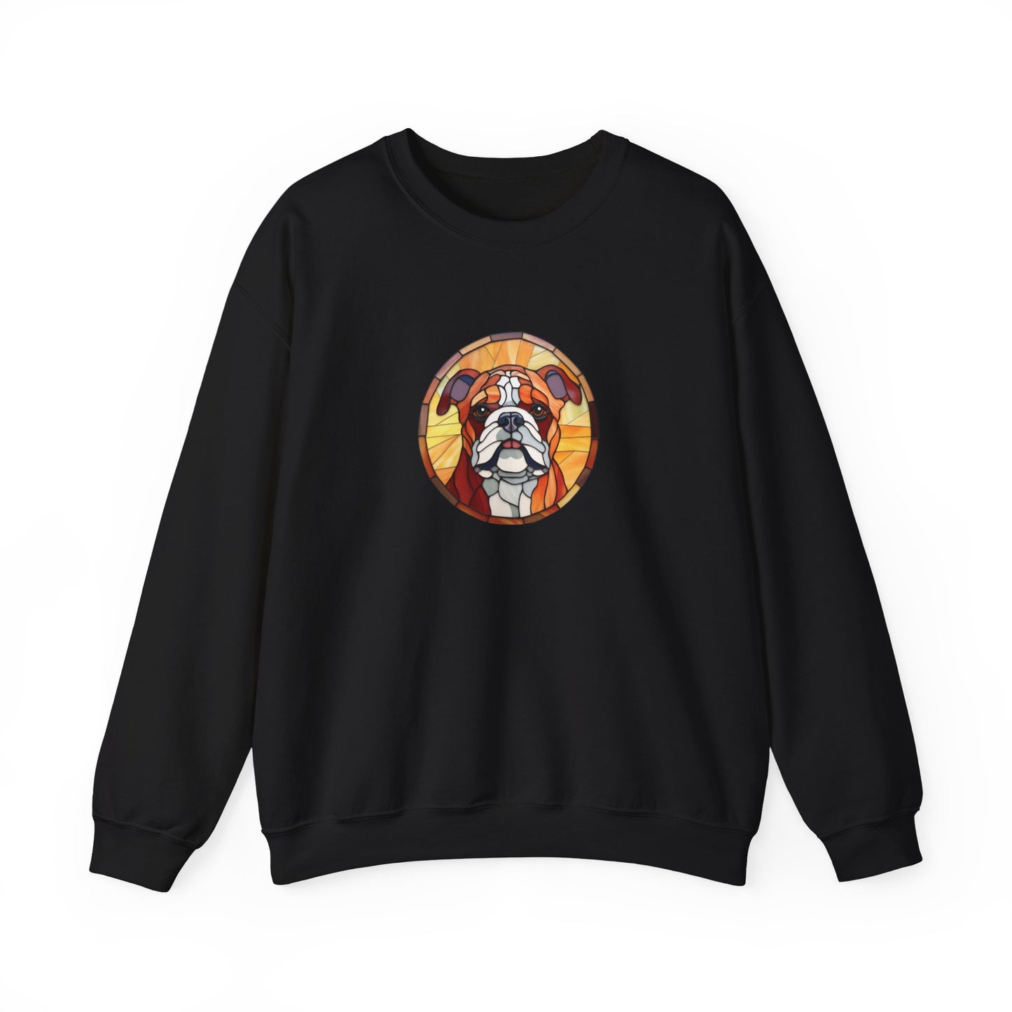 Stained Glass Bulldog Sweatshirt