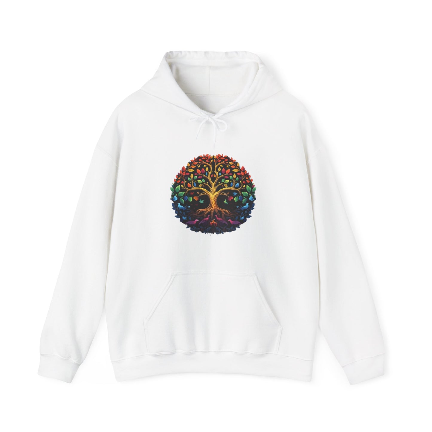 Colorful Tree of Life Hooded Sweatshirt