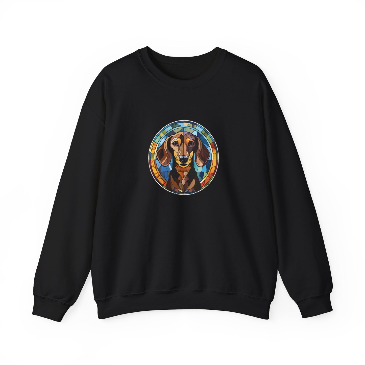Stained Glass Dachshund Sweatshirt
