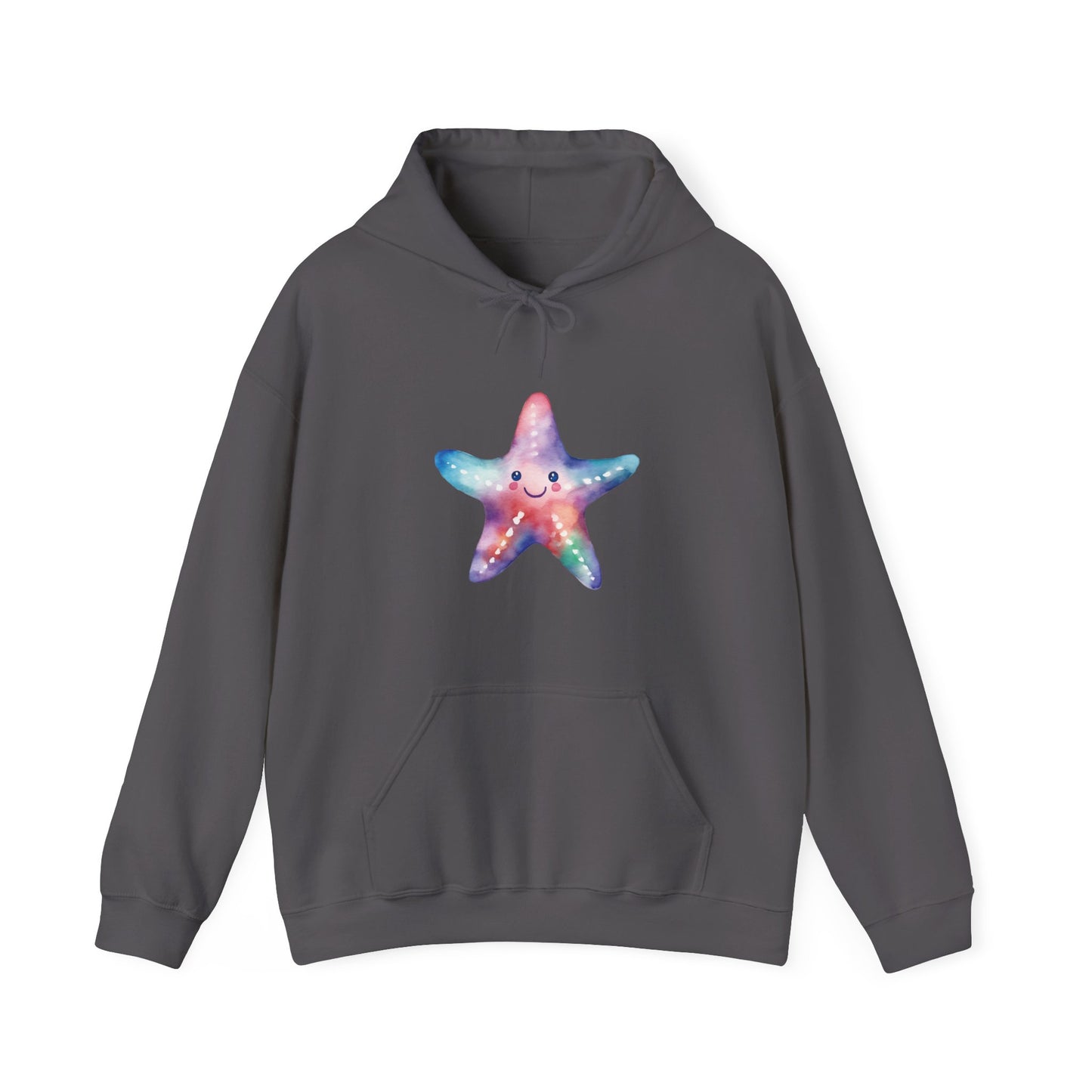 Watercolor Starfish Hooded Sweatshirt
