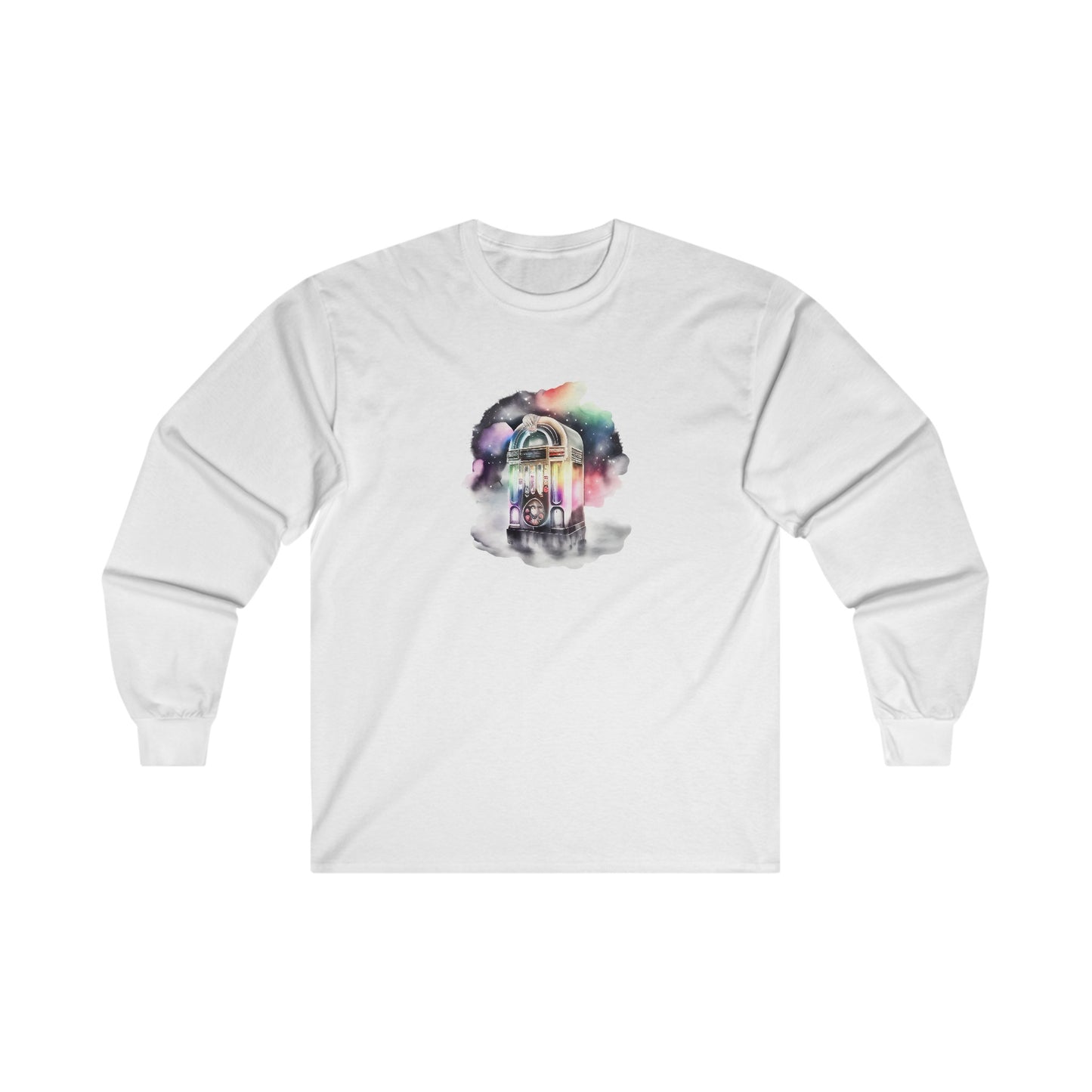 Watercolor Jukebox Long Sleeve Tee