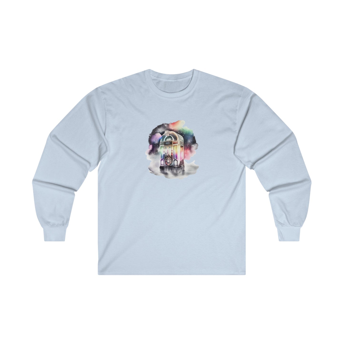 Watercolor Jukebox Long Sleeve Tee