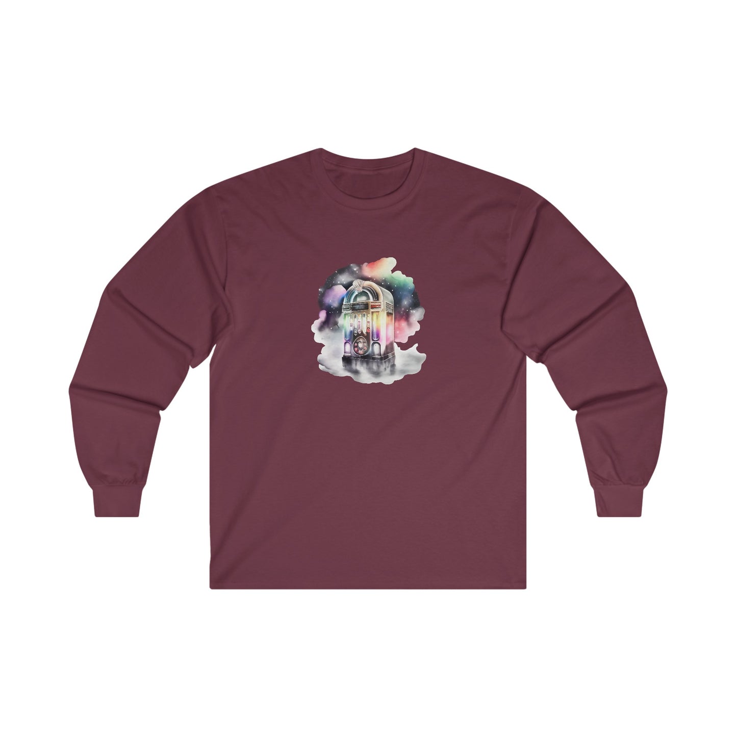 Watercolor Jukebox Long Sleeve Tee