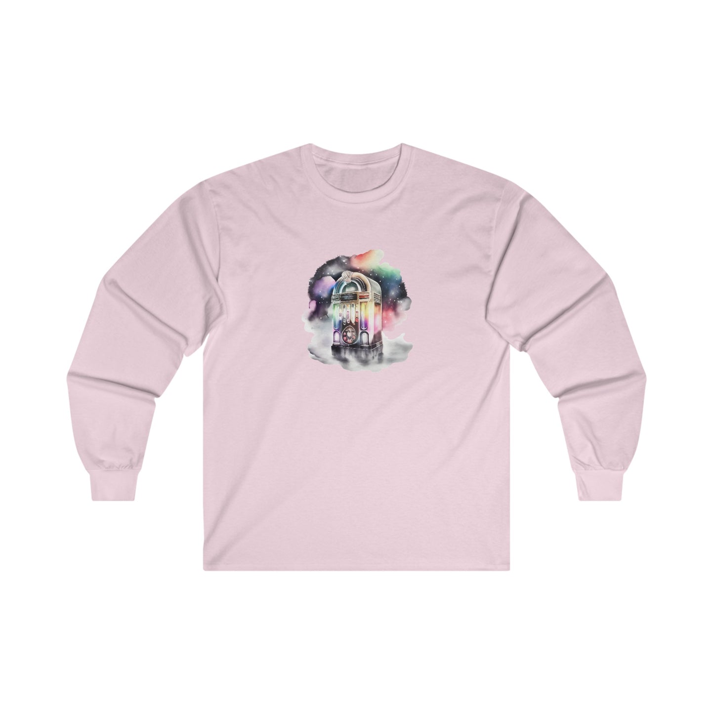 Watercolor Jukebox Long Sleeve Tee