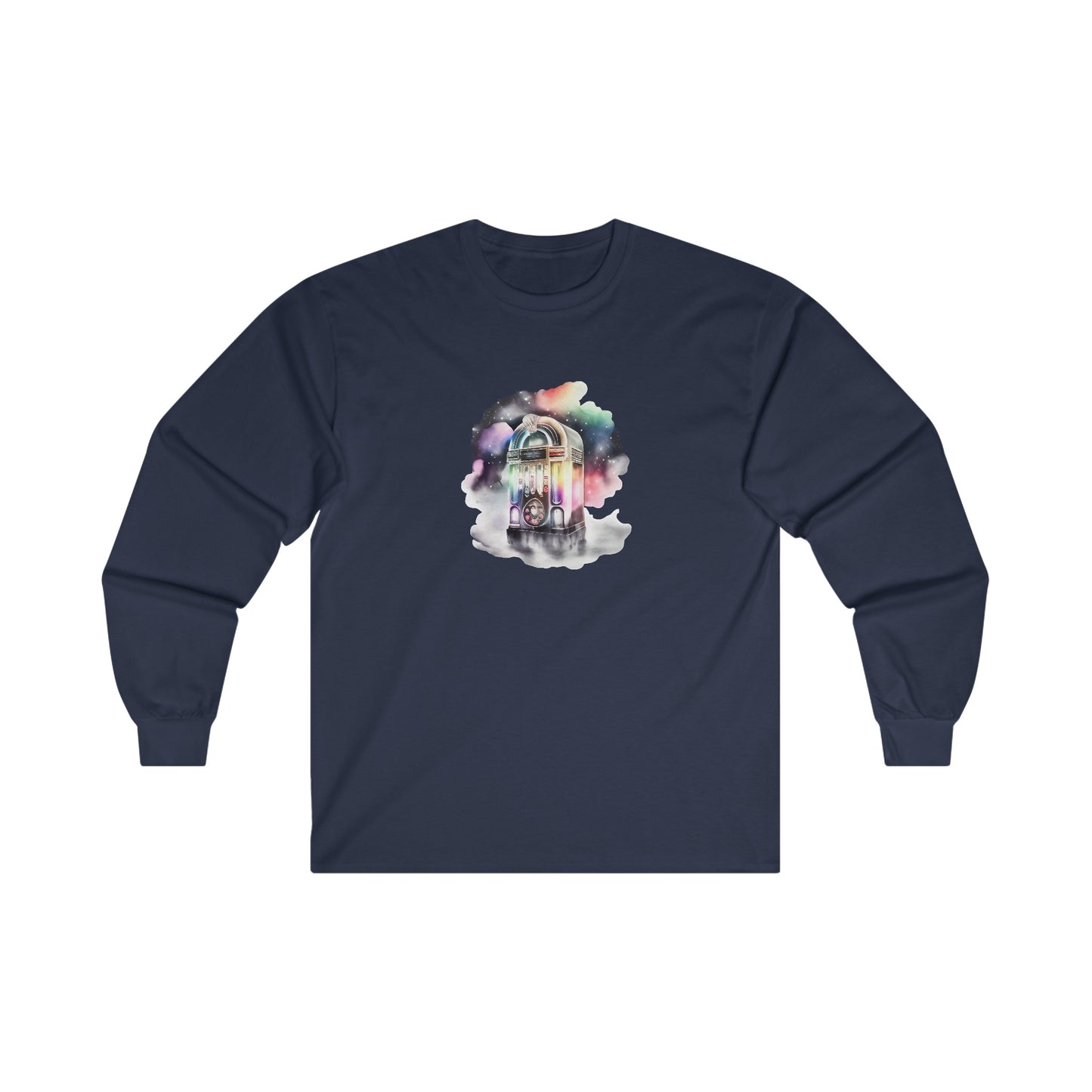 Watercolor Jukebox Long Sleeve Tee