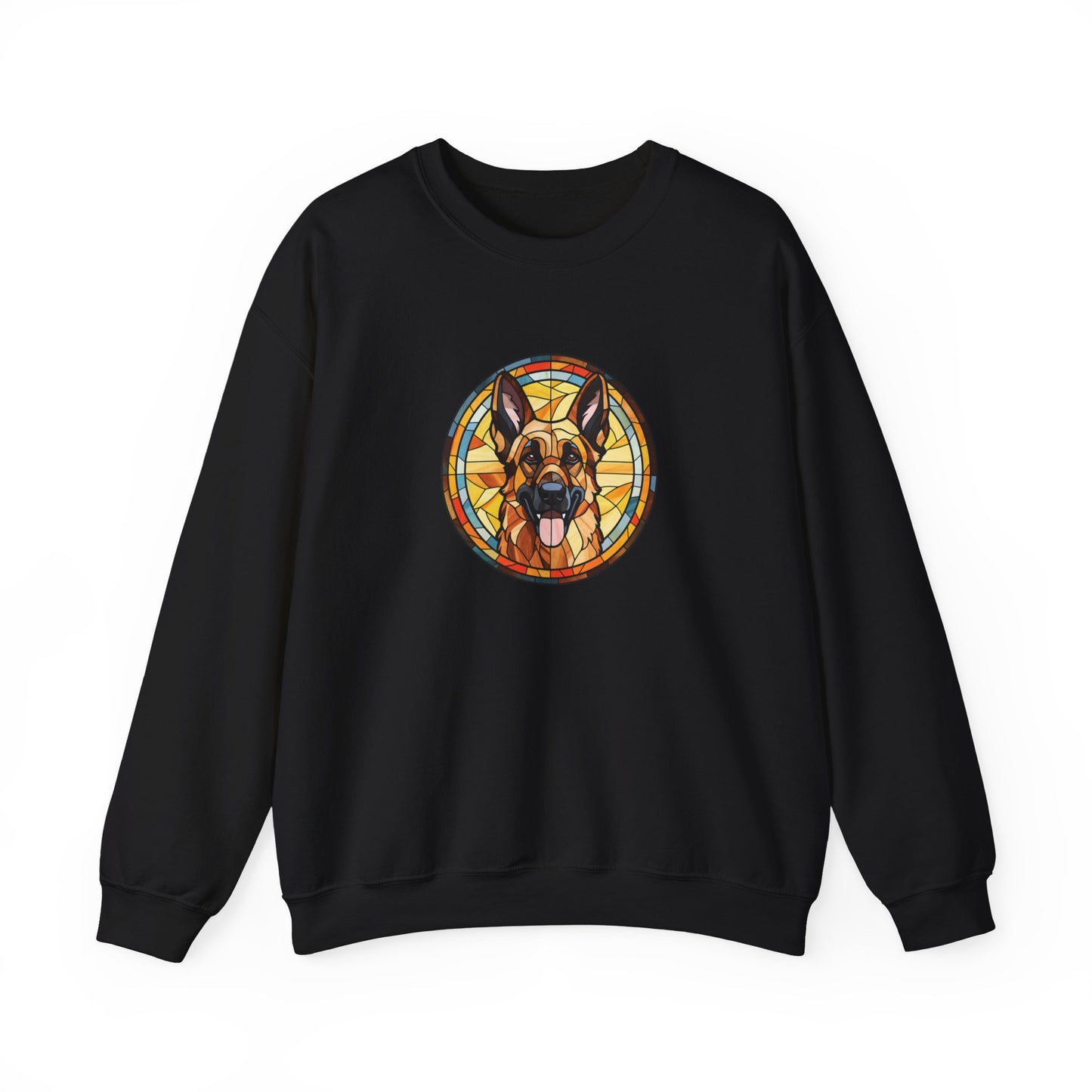 Stained Glass German Shepherd Sweatshirt