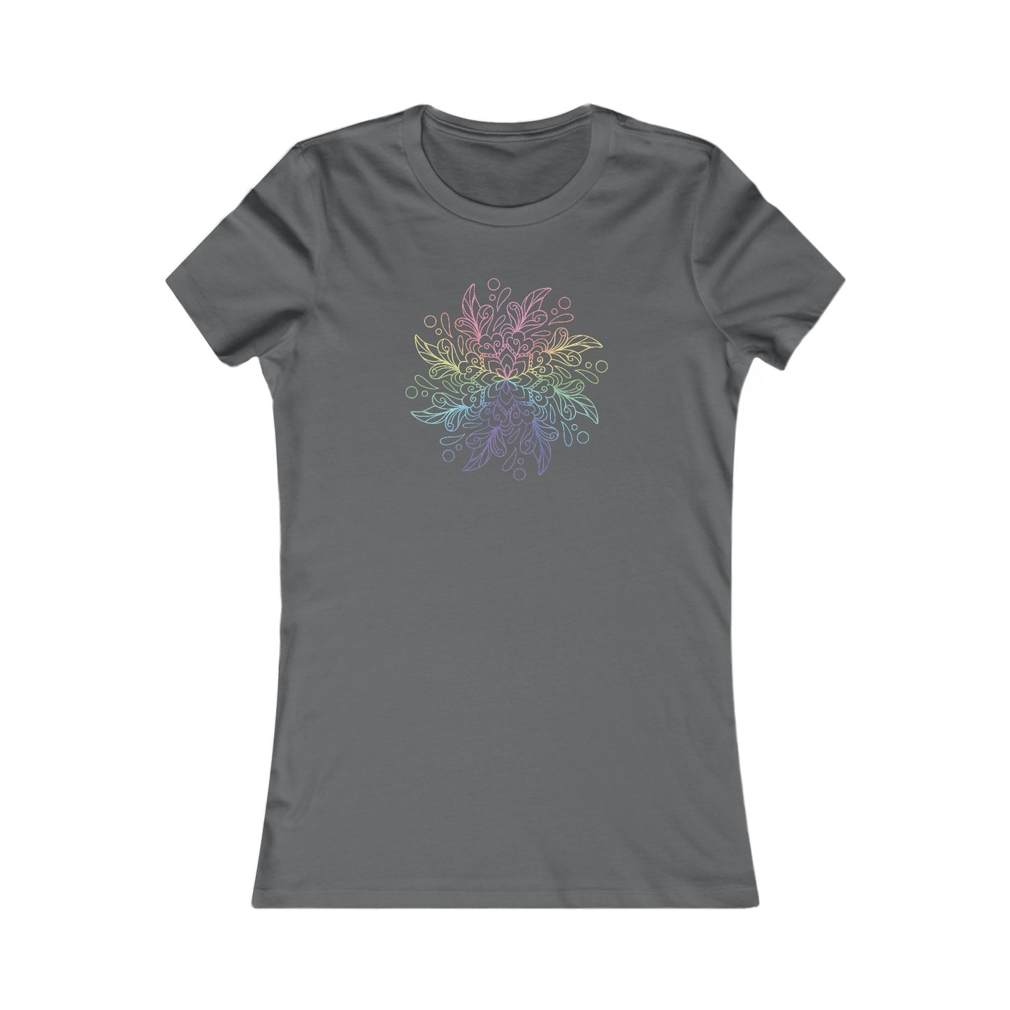 Colorful Mandala Fitted Tee (038)