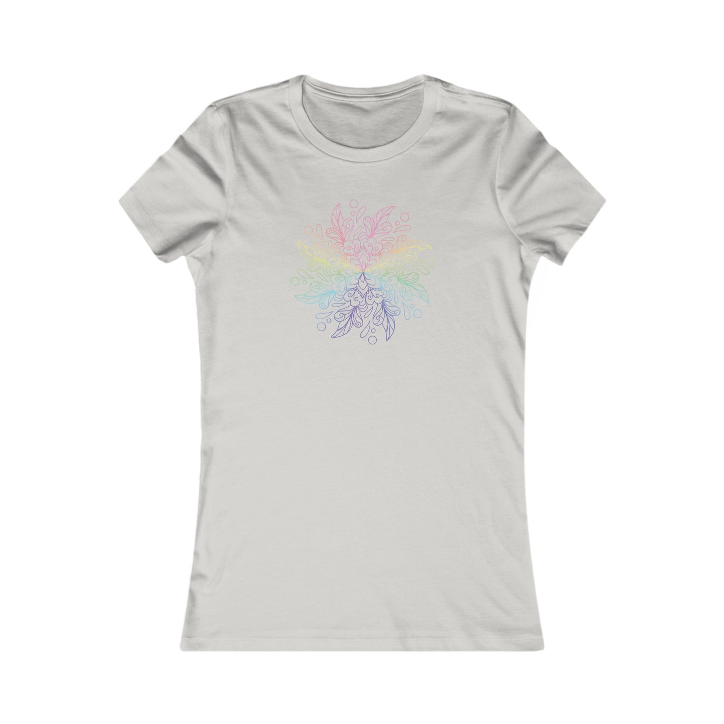 Colorful Mandala Fitted Tee (038)