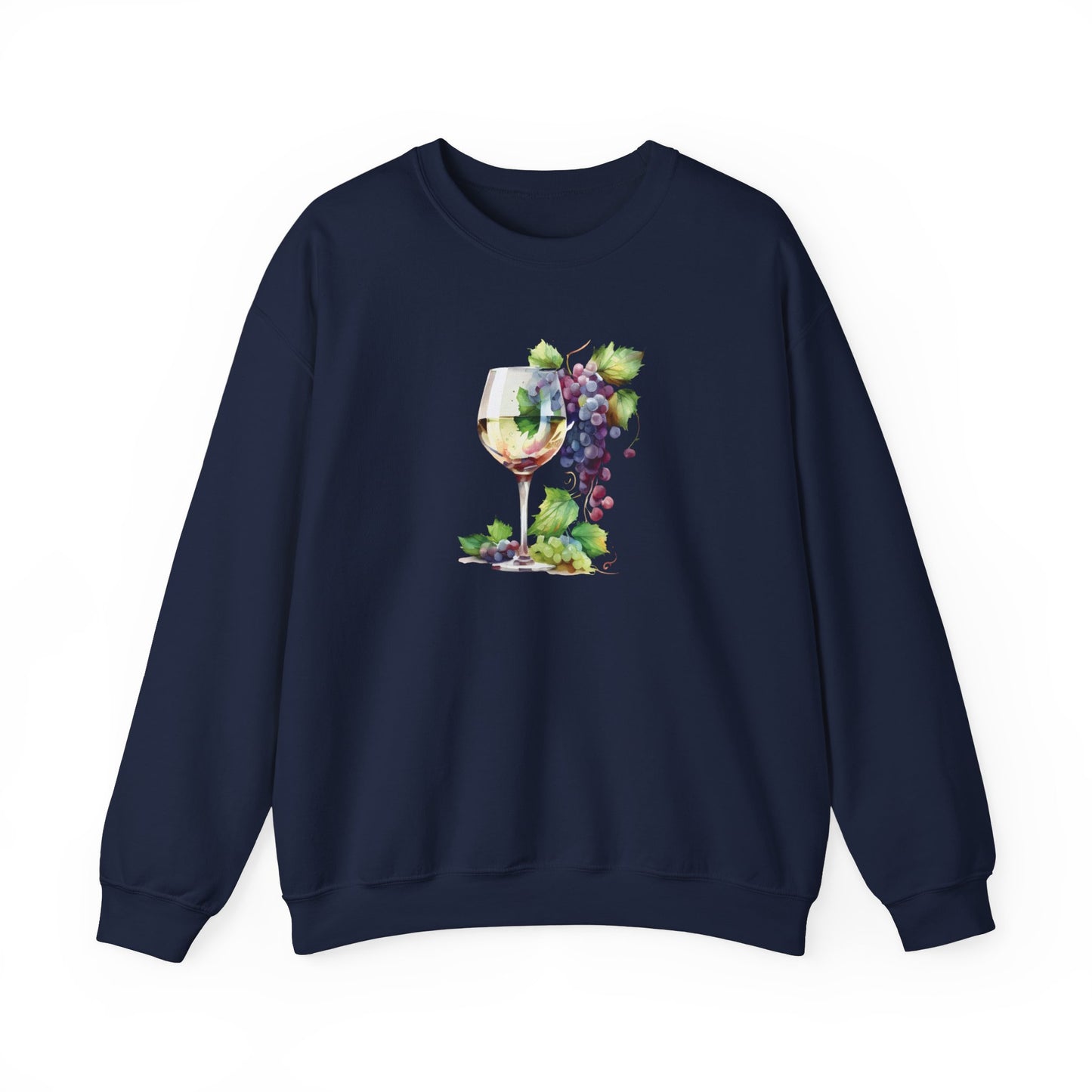 Watercolor White Wine Sweatshirt