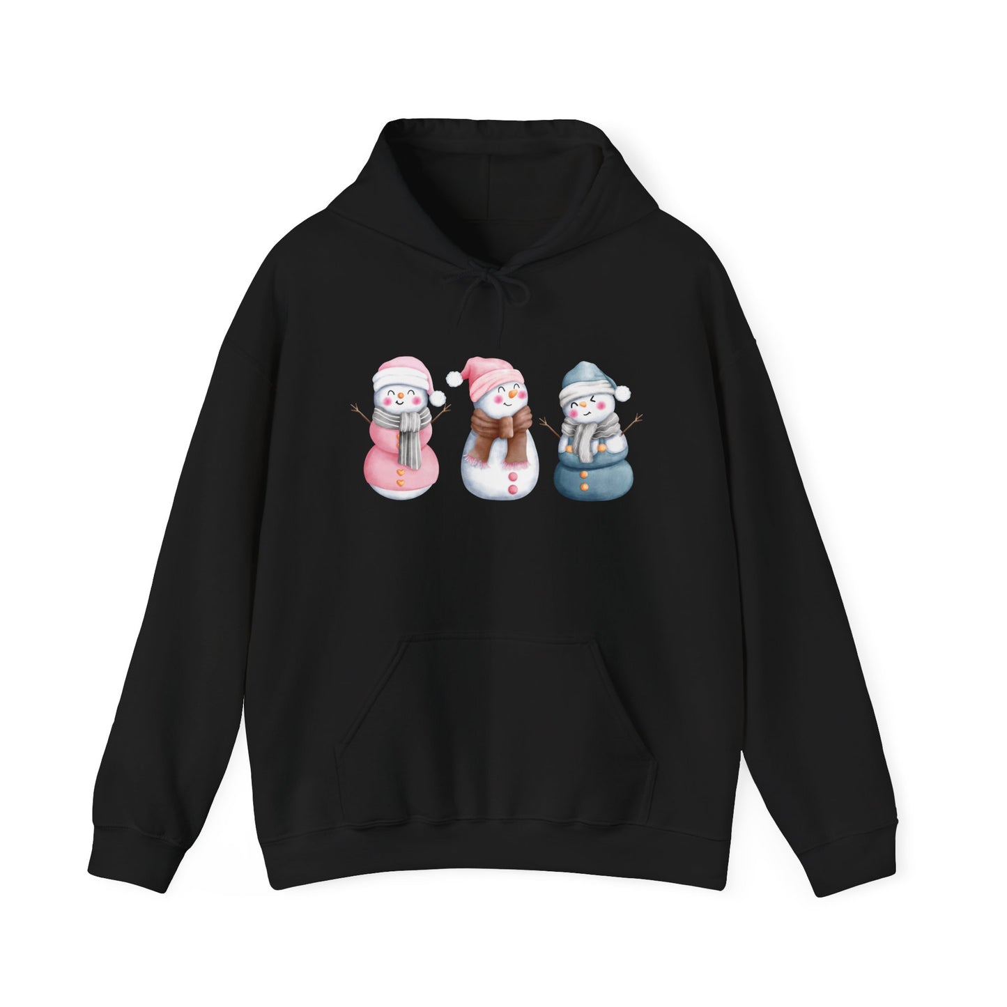 Snowman Set Hooded Sweatshirt