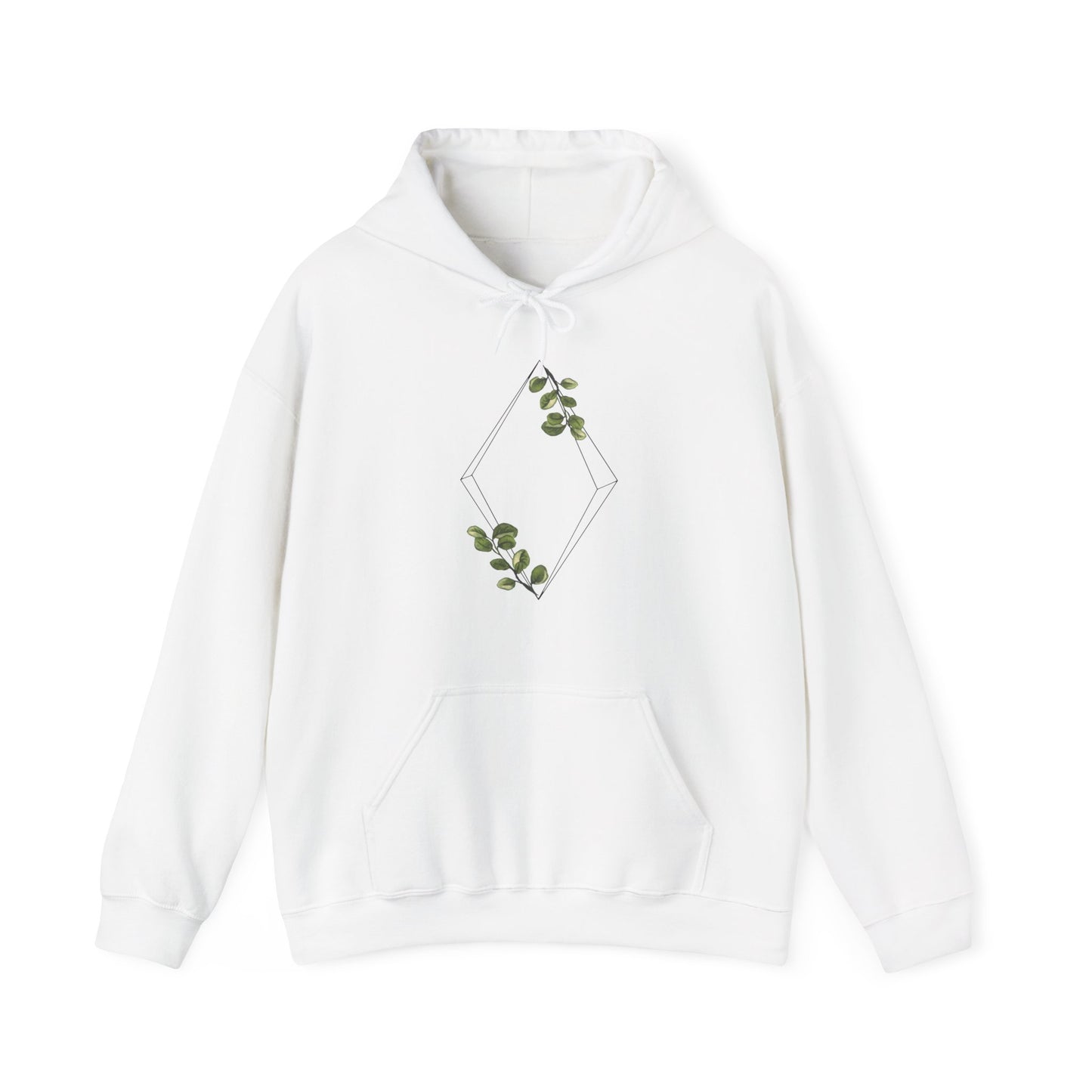 Eucalyptus Diamond Hooded Sweatshirt