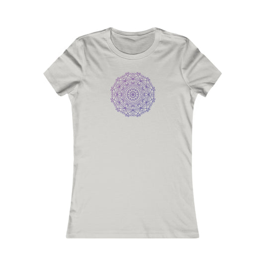 Colorful Mandala Fitted Tee (014)