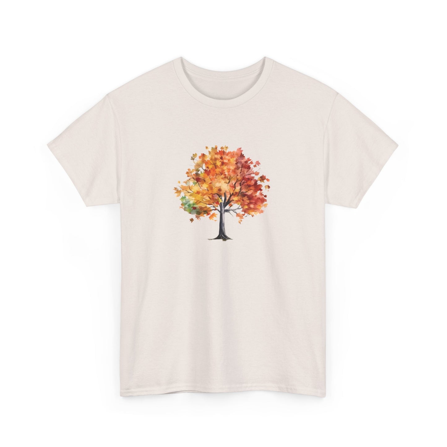 Watercolor Autumn Tree Short Sleeve Tee