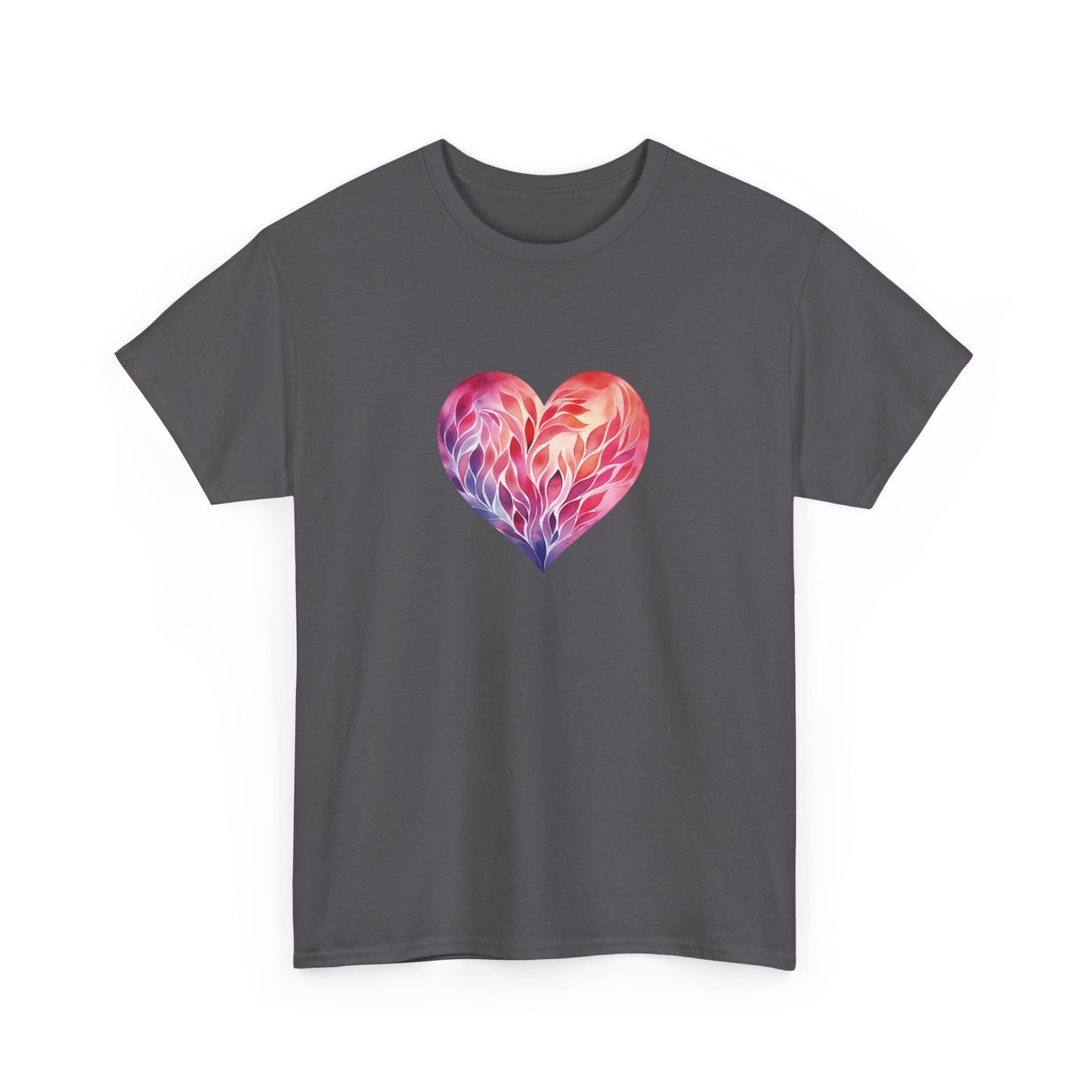 Watercolor Heart Short Sleeve Tee 004