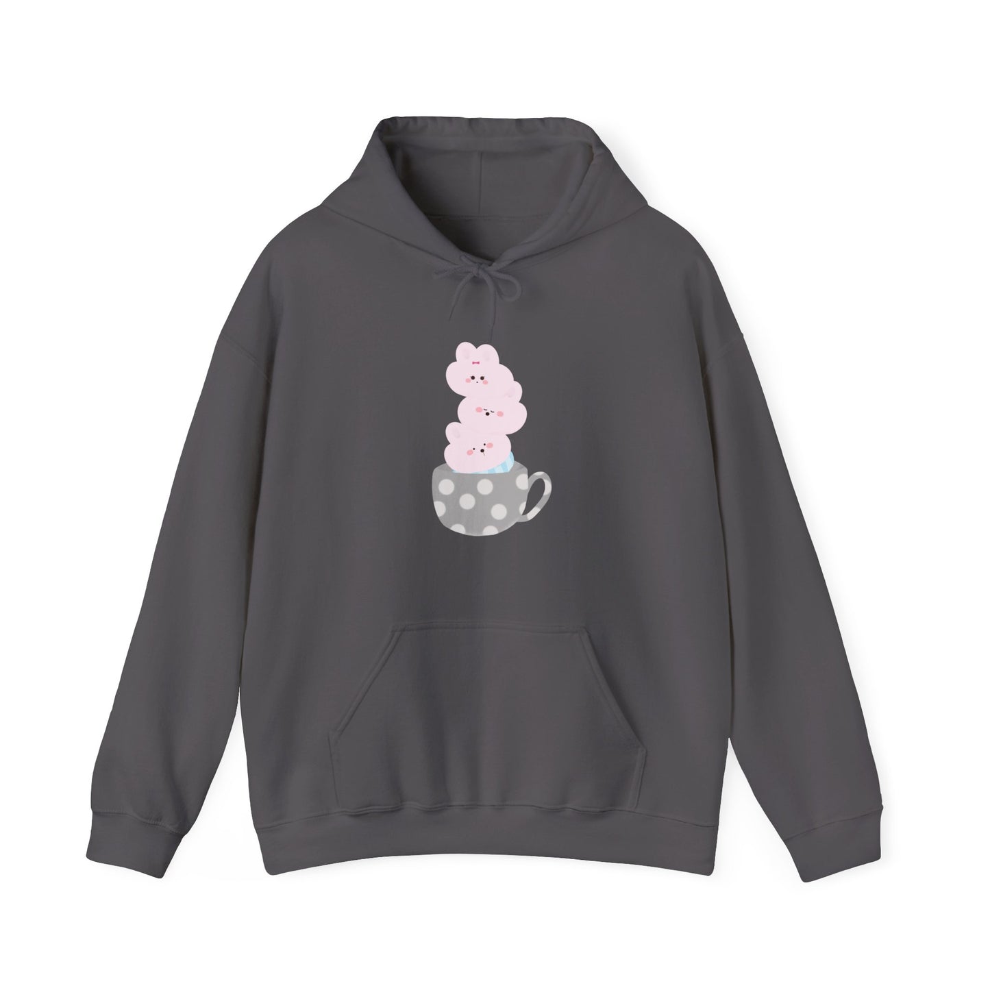 Cute Teacup Bunnies Hooded Sweatshirt