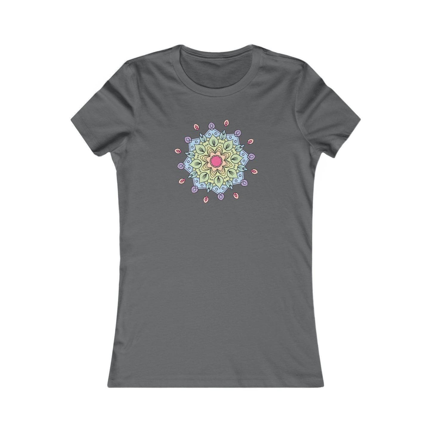 Colorful Mandala Fitted Tee (009)