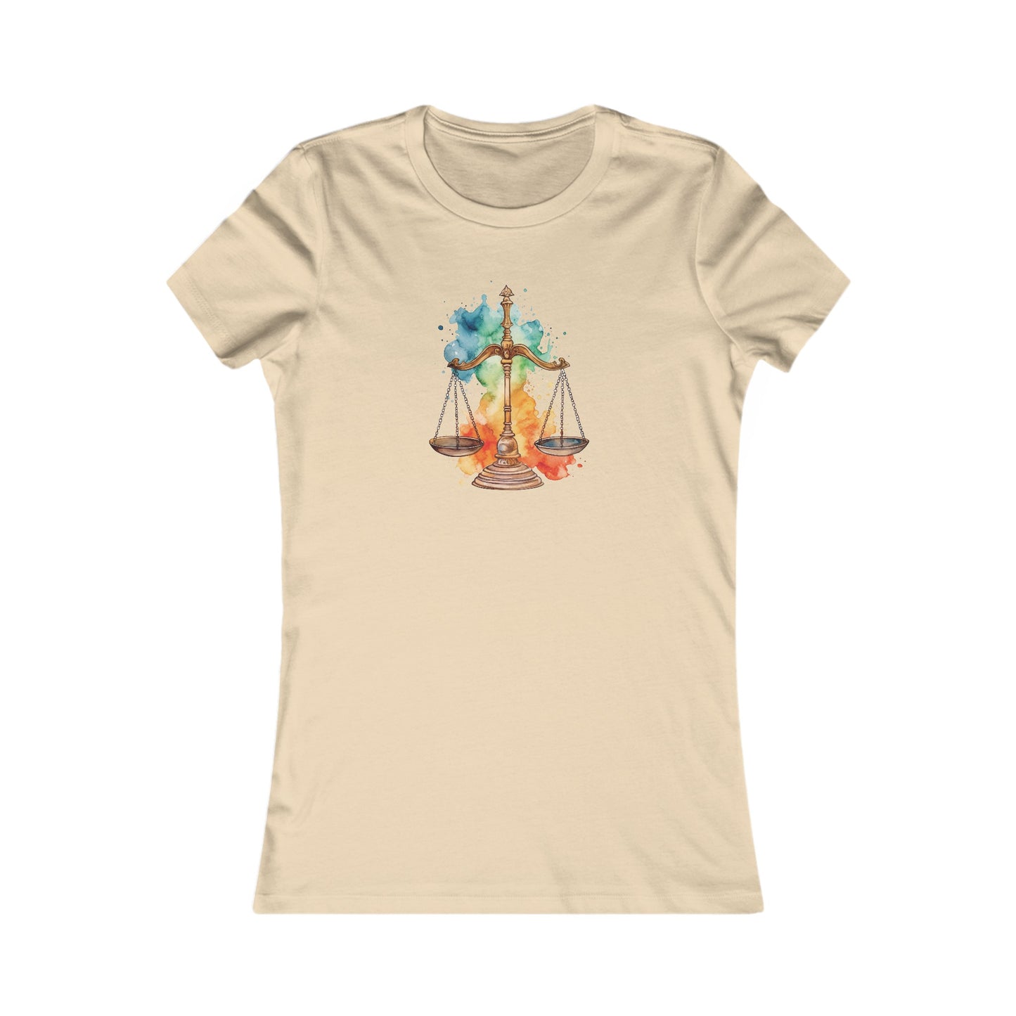 Watercolor Scale Fitted Tee