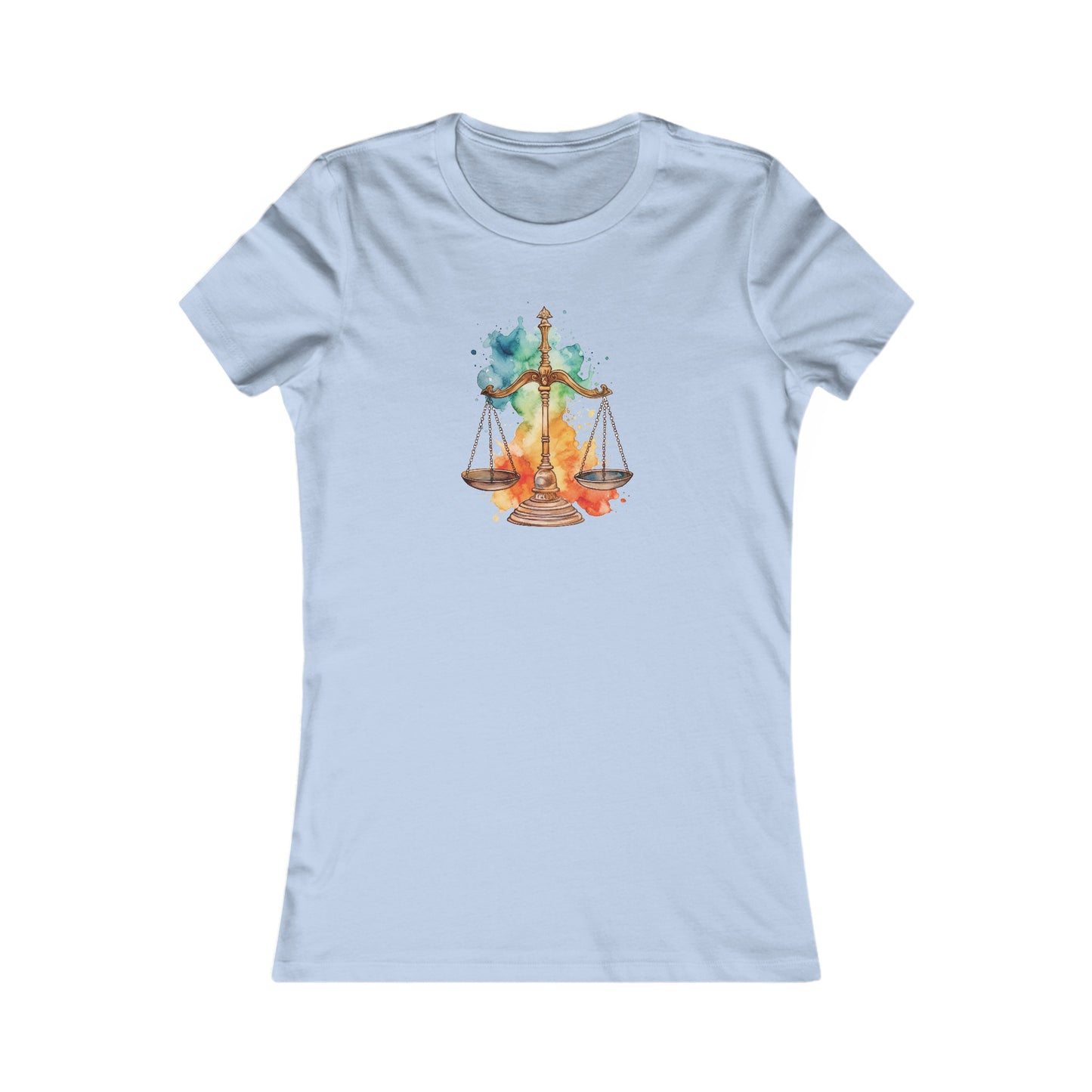 Watercolor Scale Fitted Tee