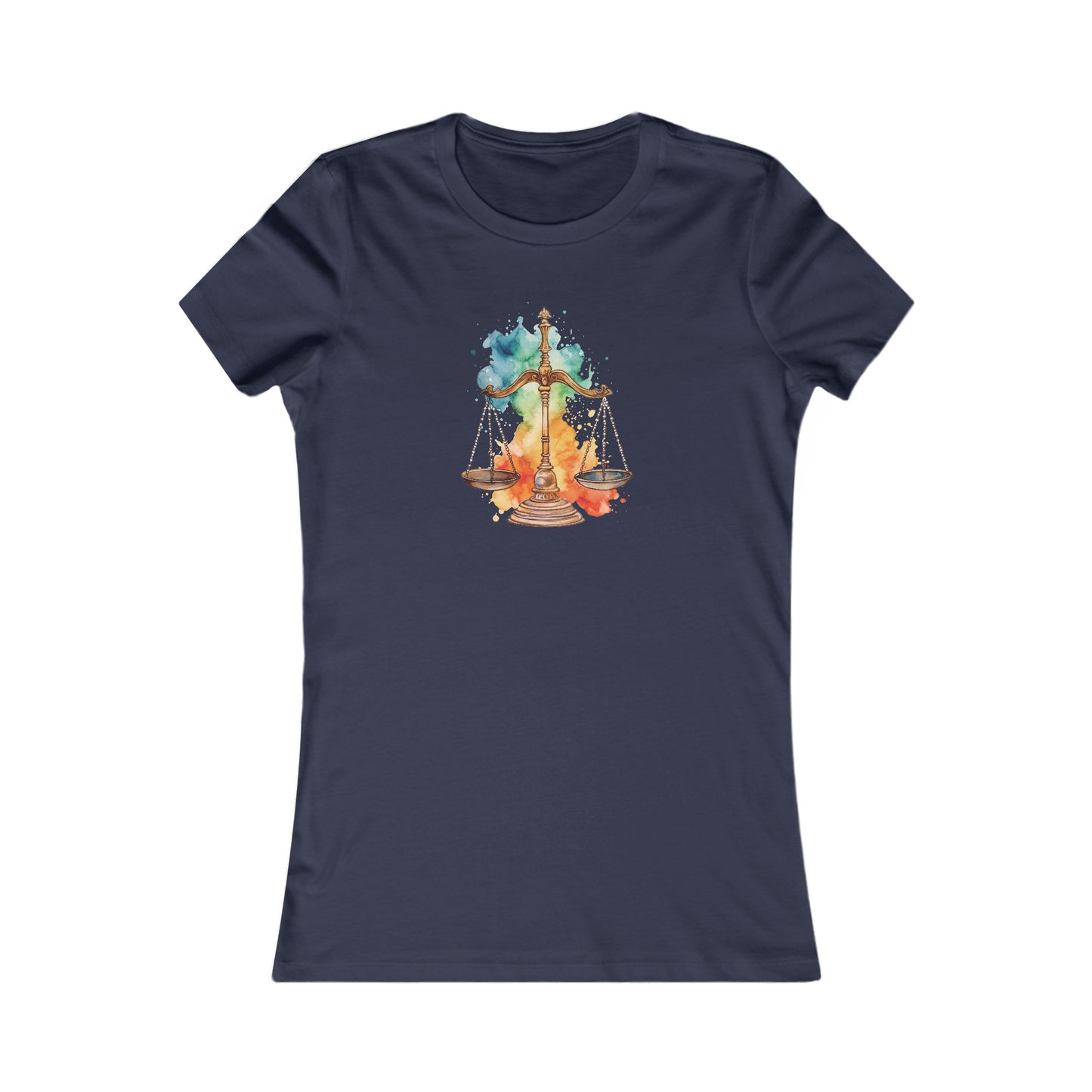 Watercolor Scale Fitted Tee