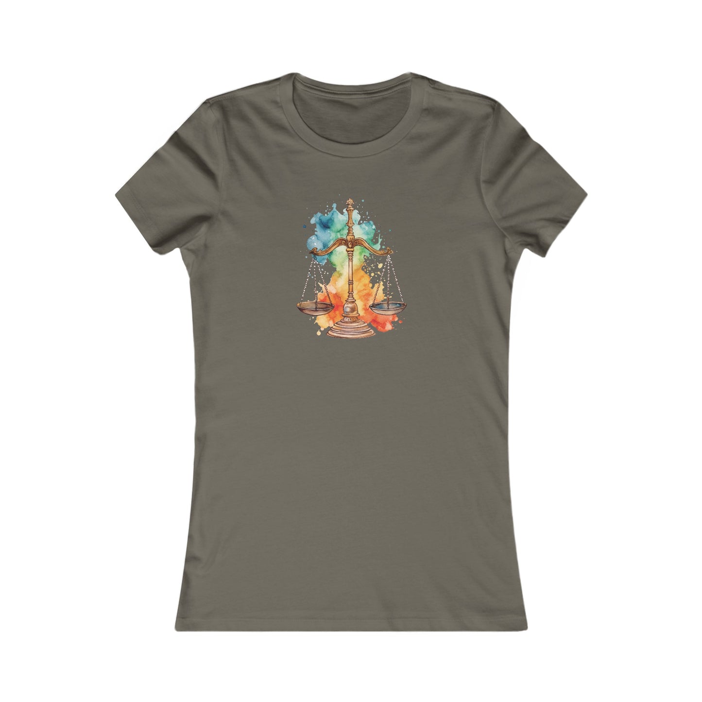 Watercolor Scale Fitted Tee