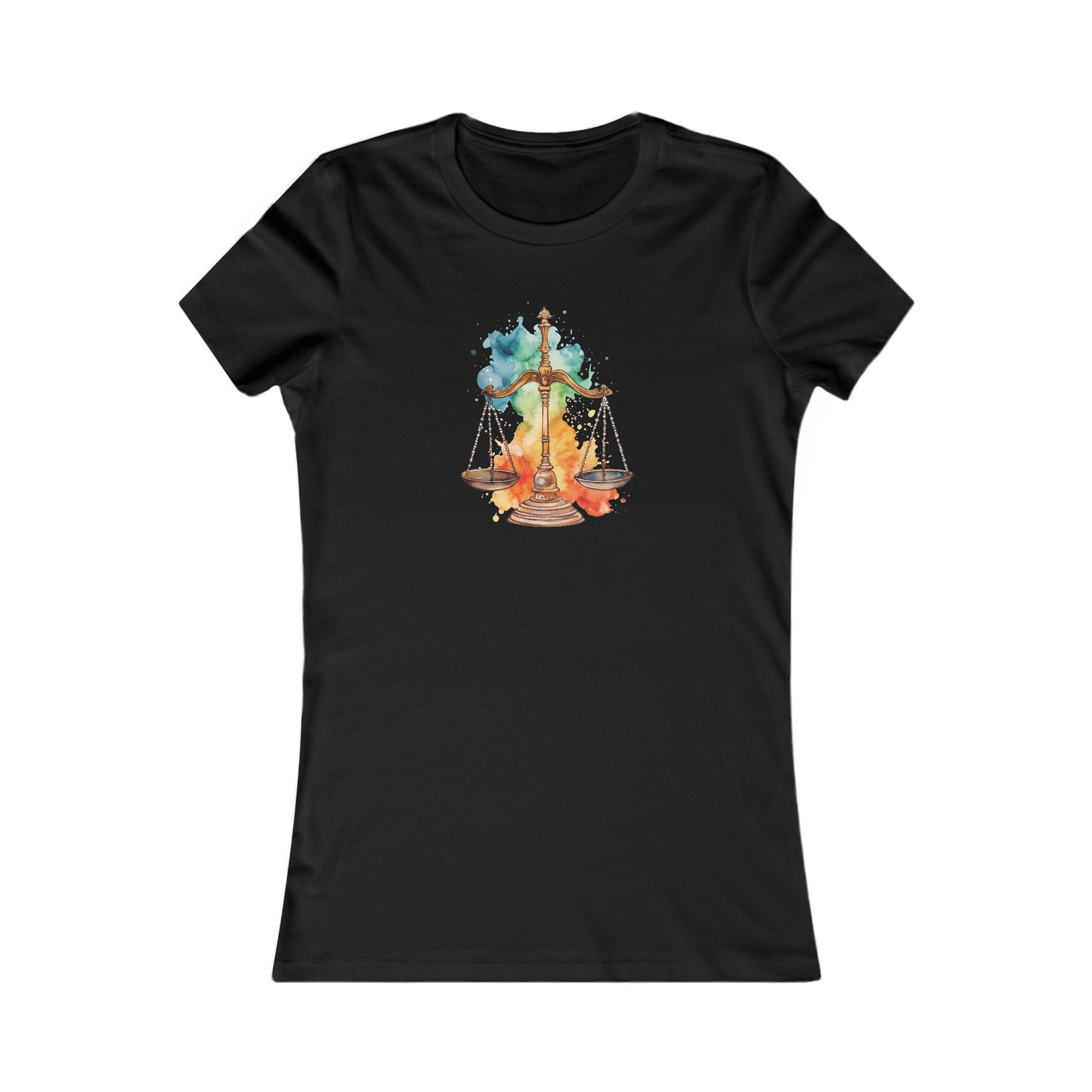 Watercolor Scale Fitted Tee
