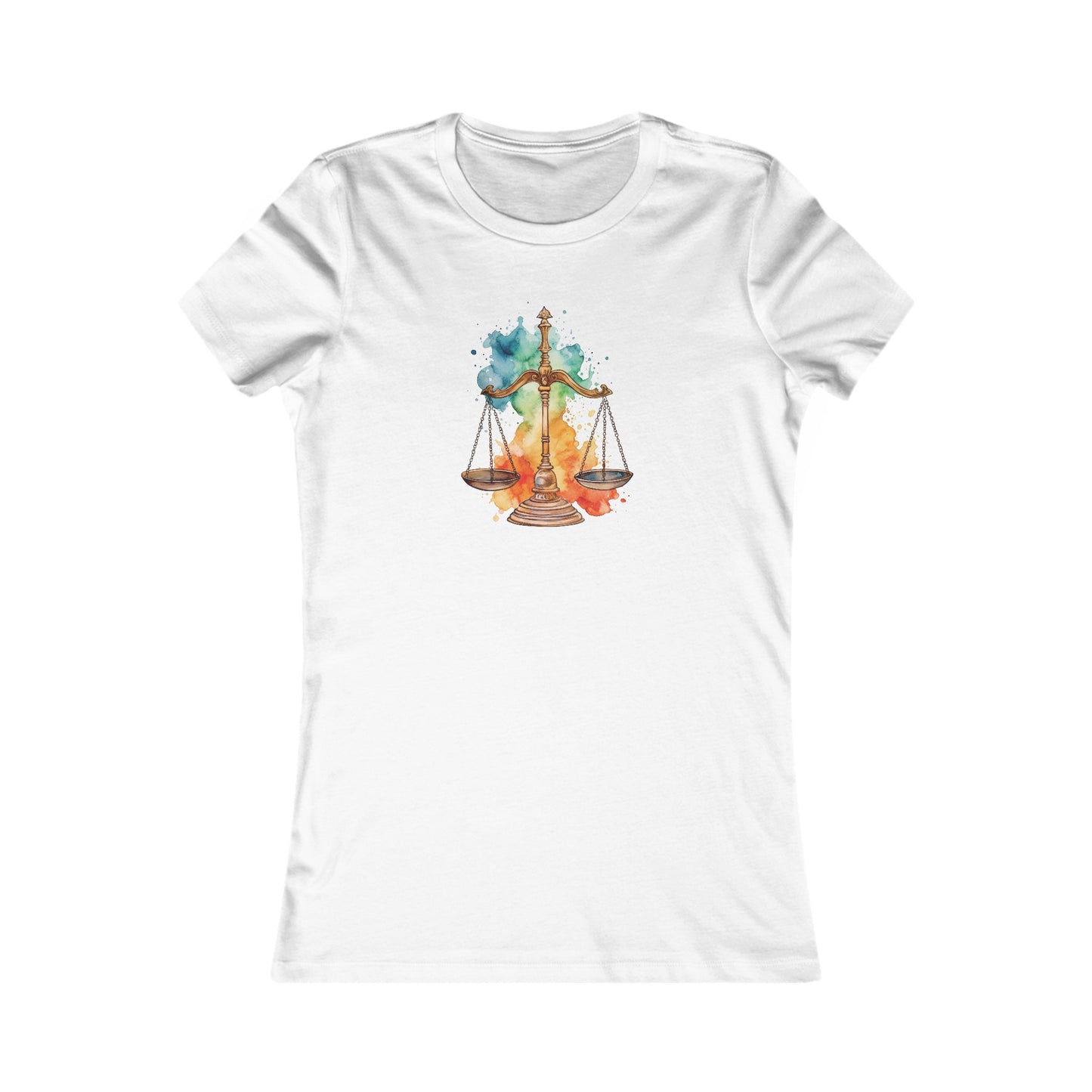 Watercolor Scale Fitted Tee