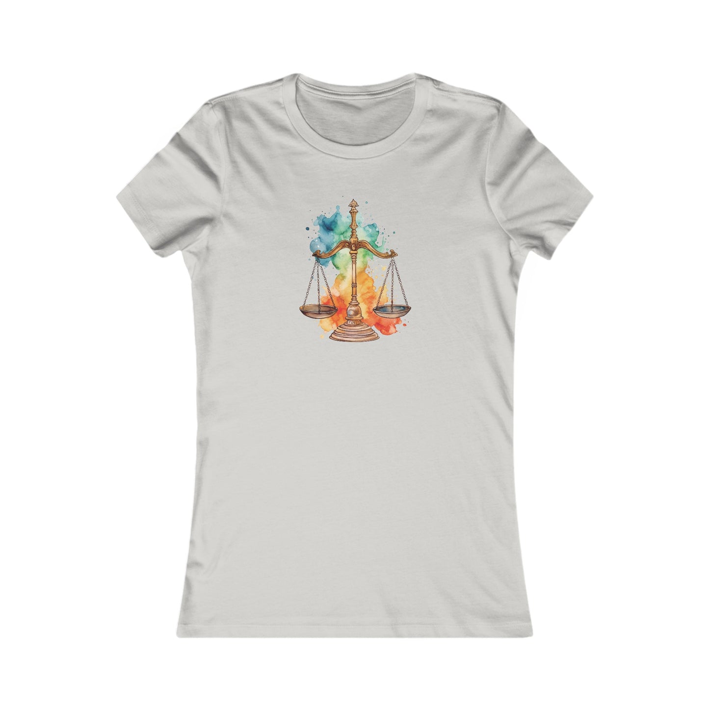 Watercolor Scale Fitted Tee