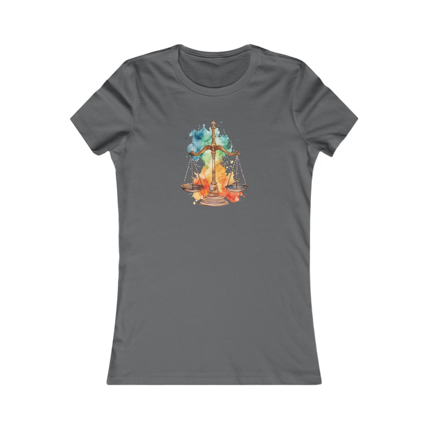 Watercolor Scale Fitted Tee