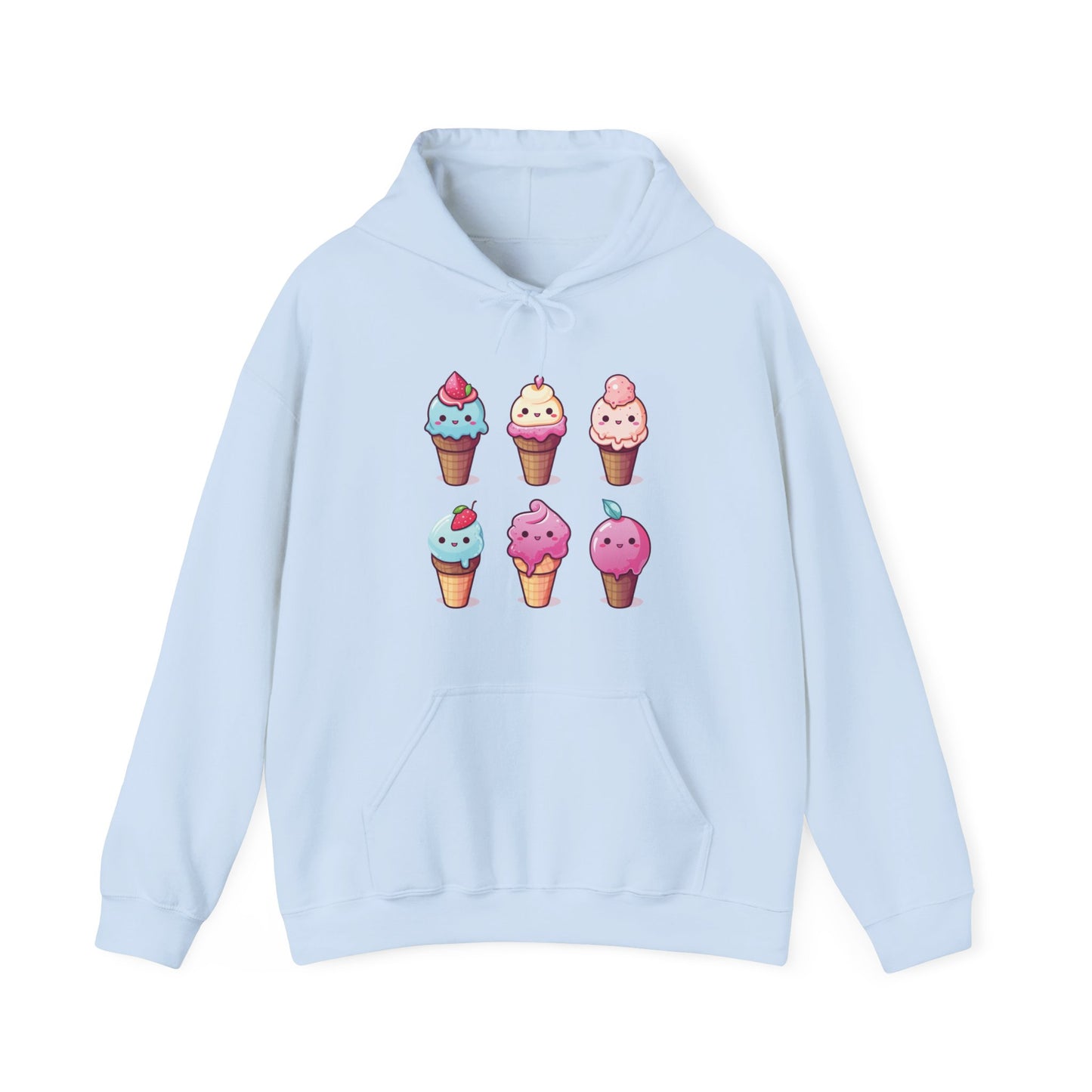 Ice Cream Set Hooded Sweatshirt