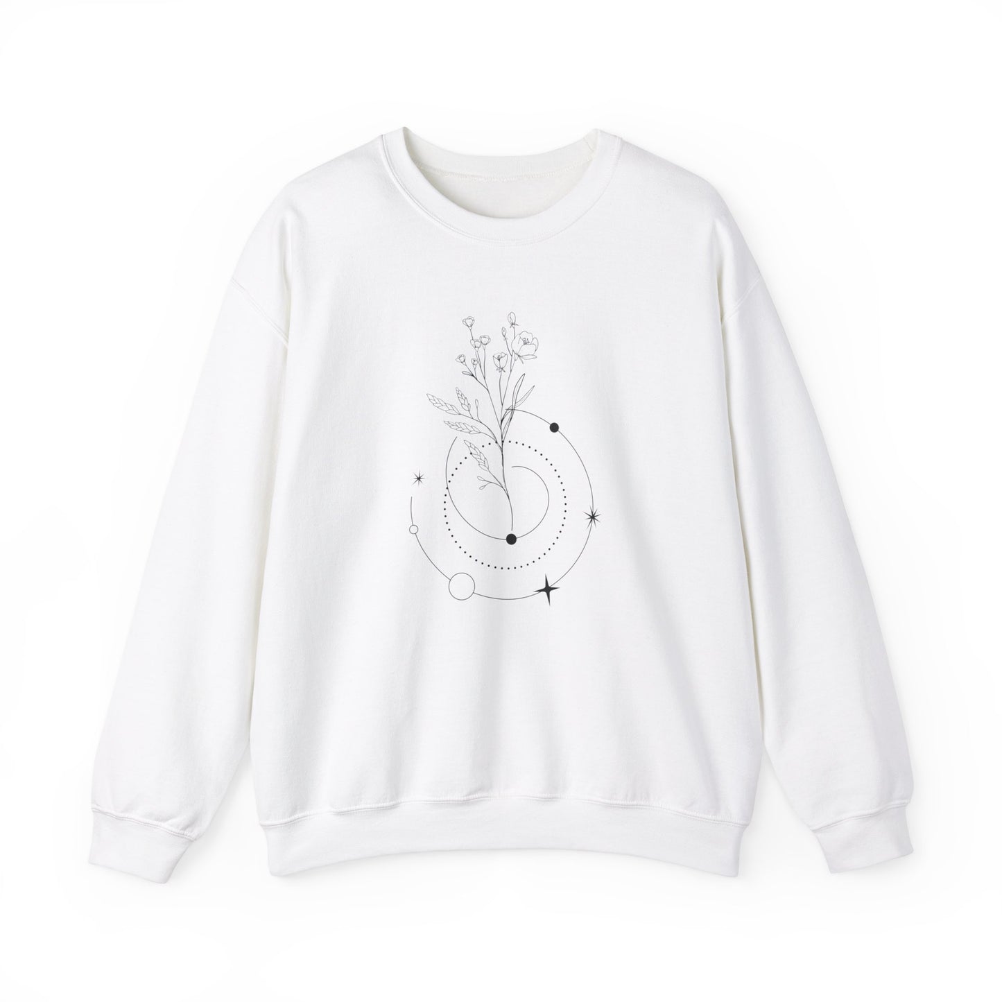 Flower and Swirl Sweatshirt
