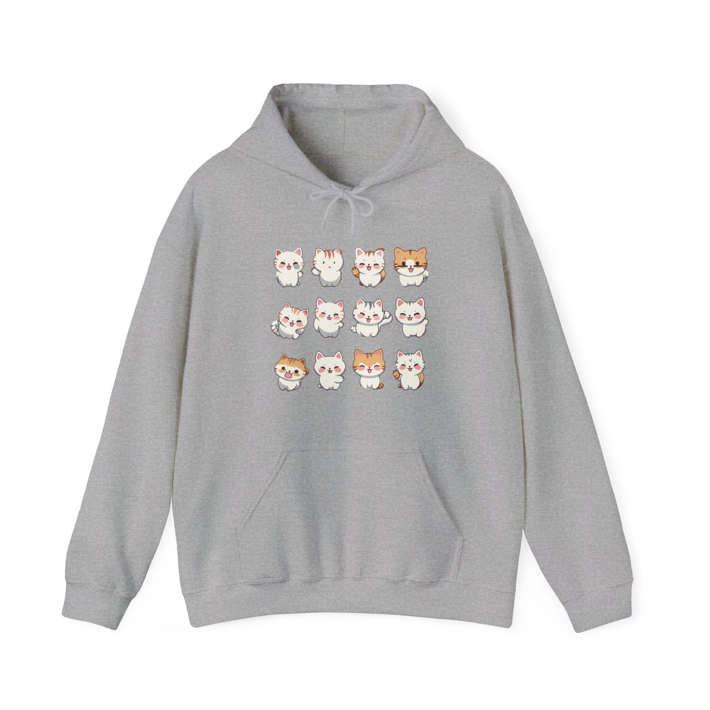 Cute Cat Set Hooded Sweatshirt