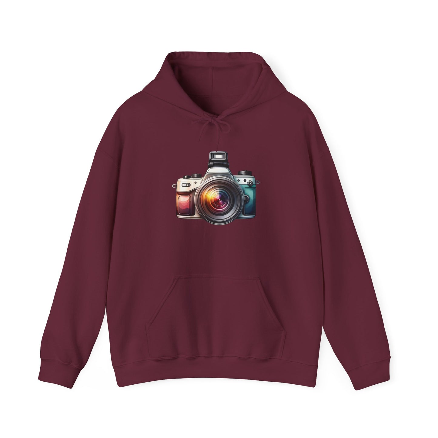 Colorful Camera Hooded Sweatshirt