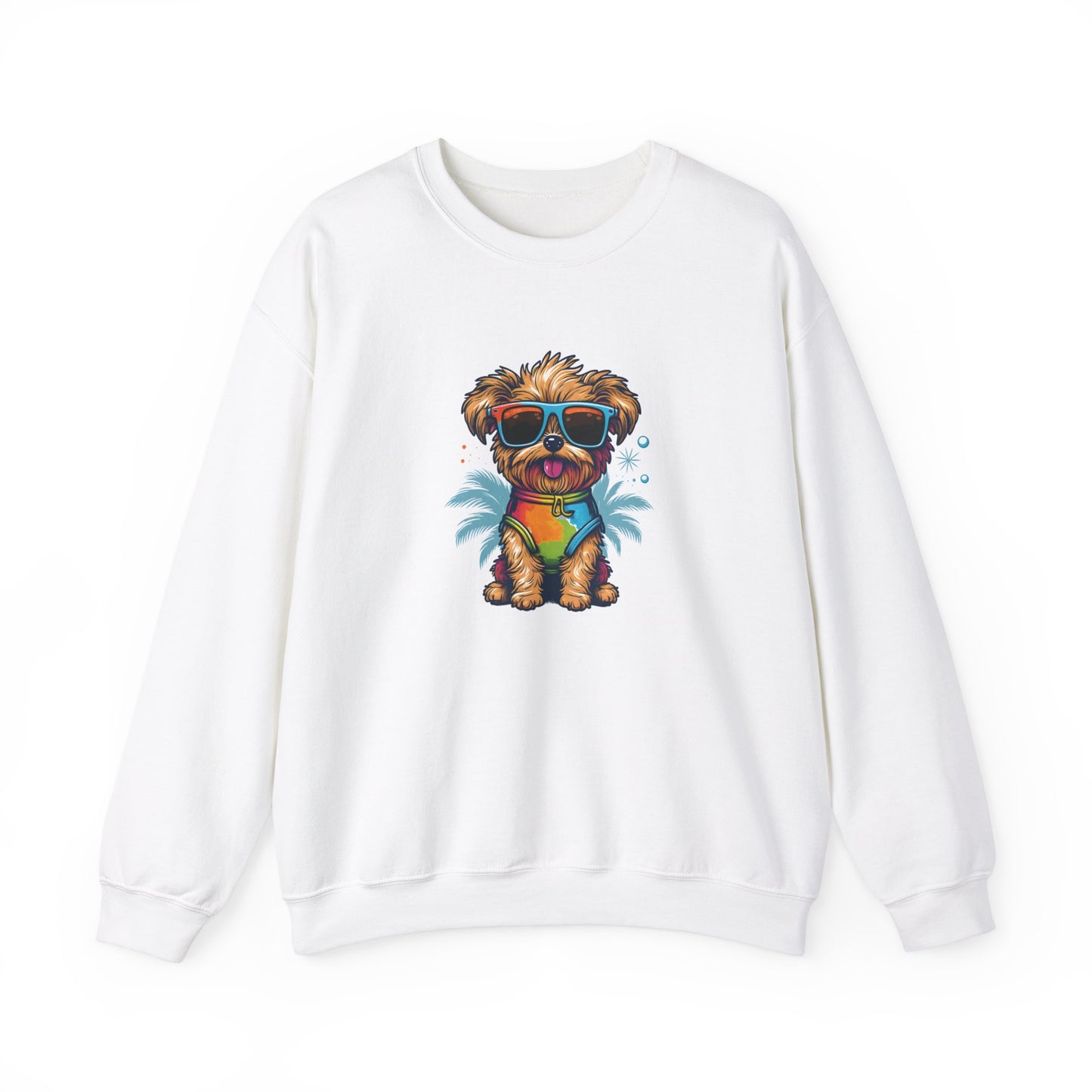 Dog with Sunglasses Sweatshirt 001
