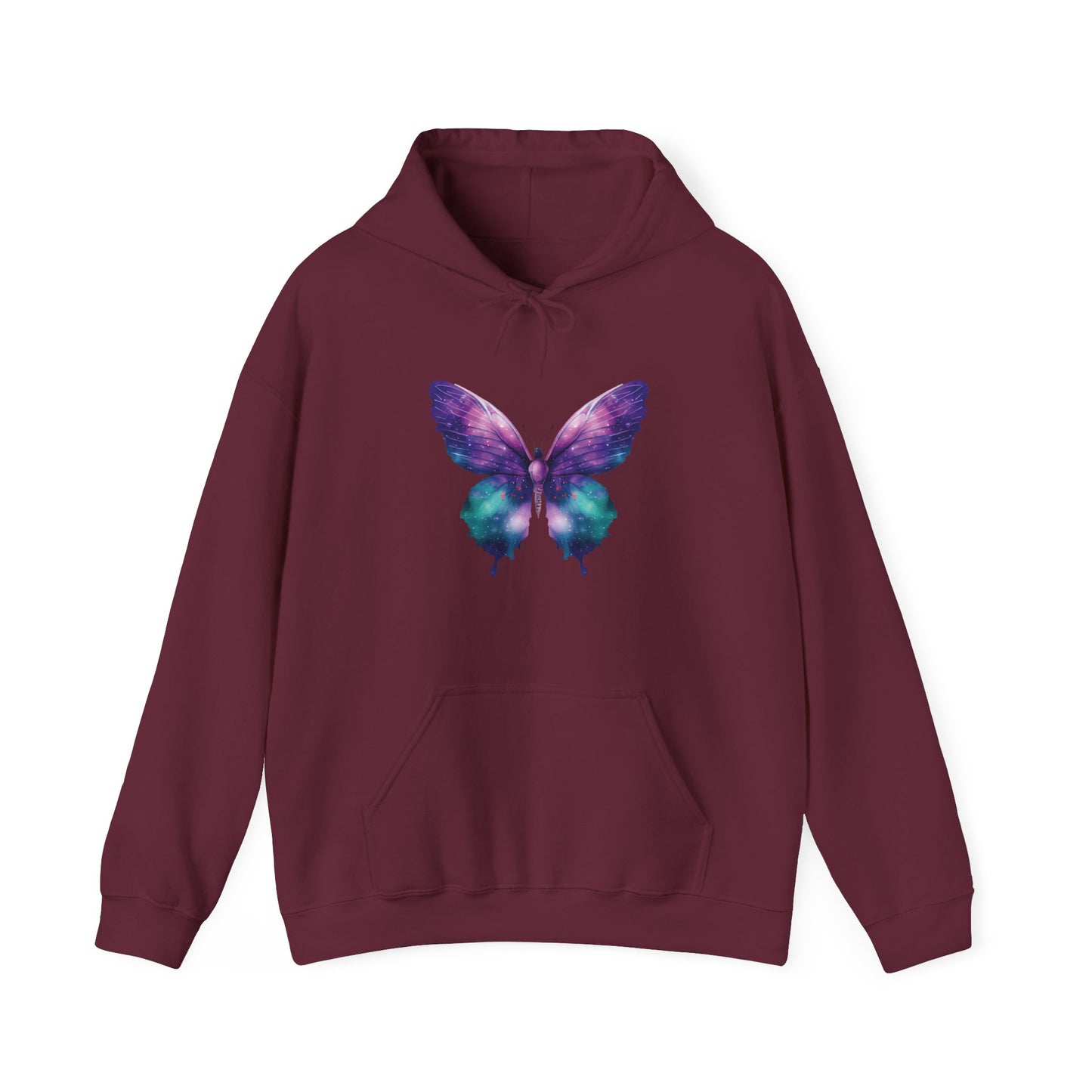 Cosmic Butterfly Hooded Sweatshirt